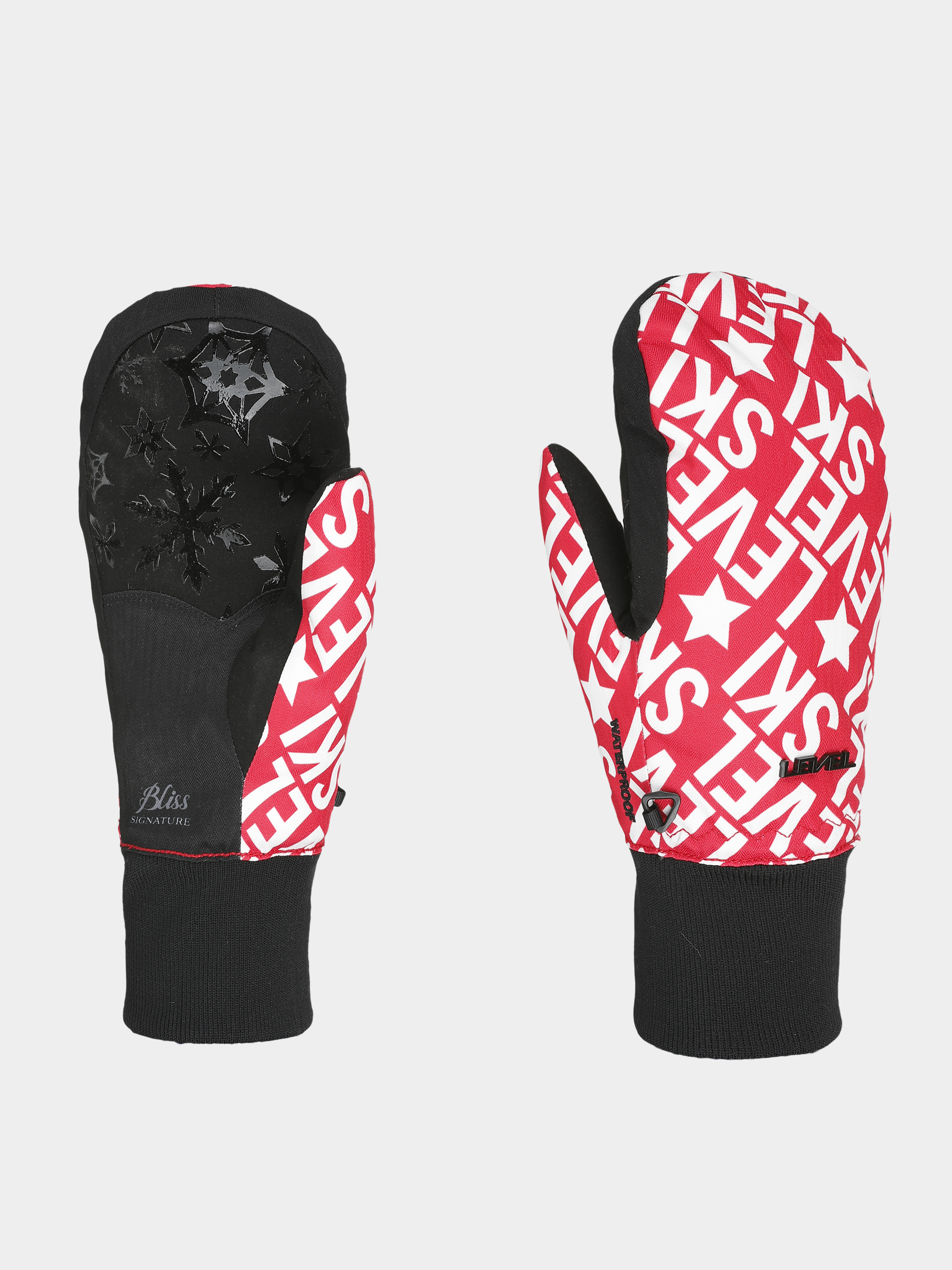 Level Coral Mitt Gloves Wmn (white/red)