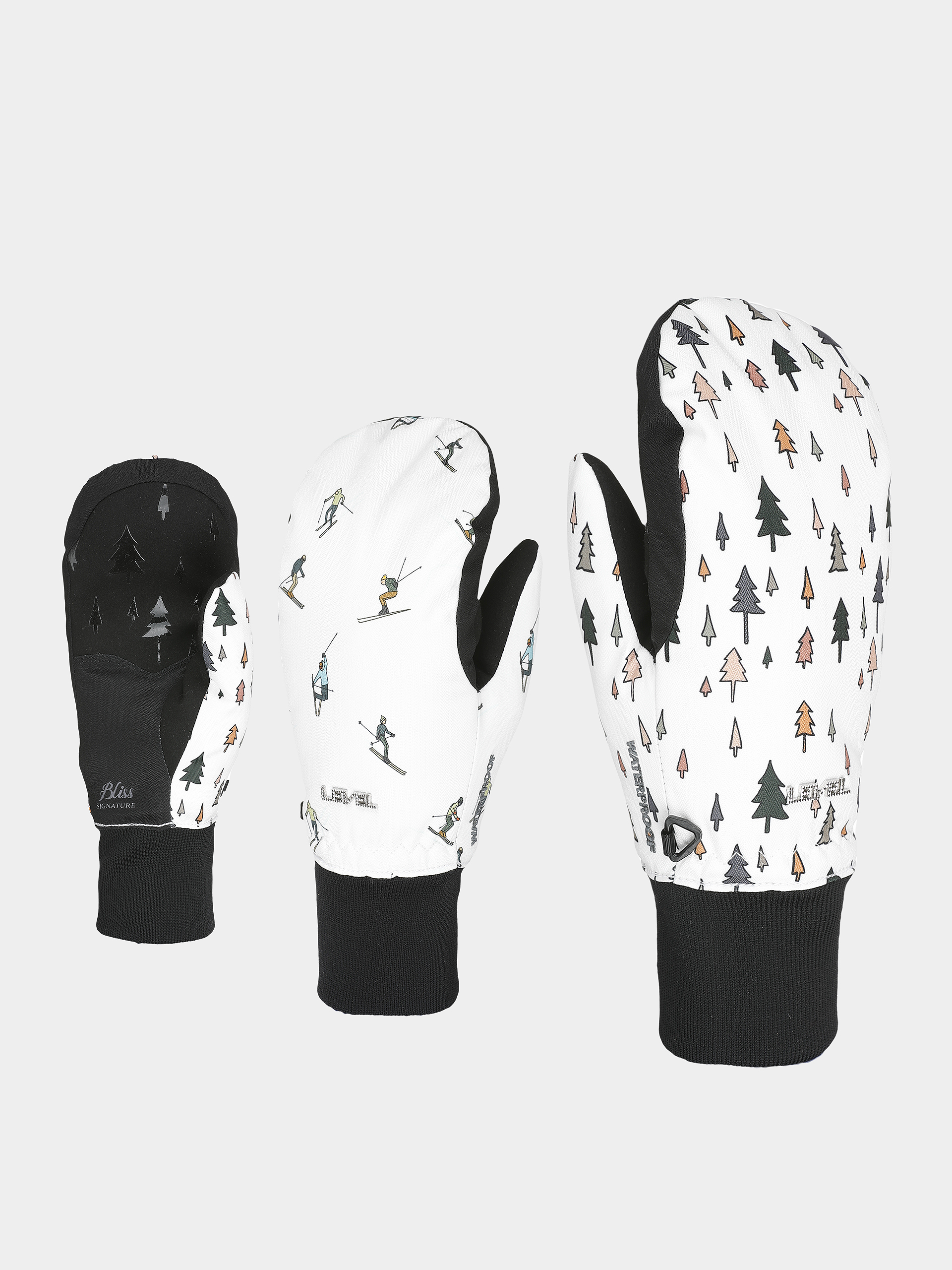 Level Coral Mitt Gloves Wmn (pk white)