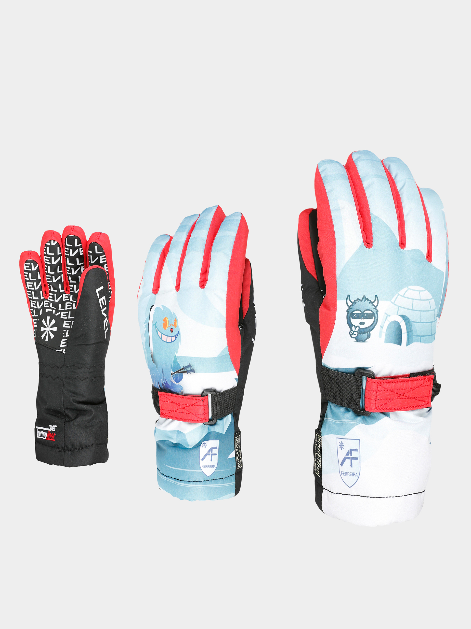 Level Junior JR Gloves (light blue)