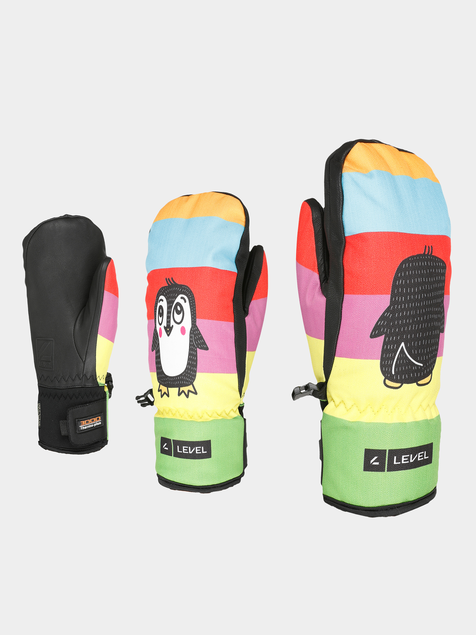 Level Vertigo Teen Mitt JR Gloves (pk rainbow)