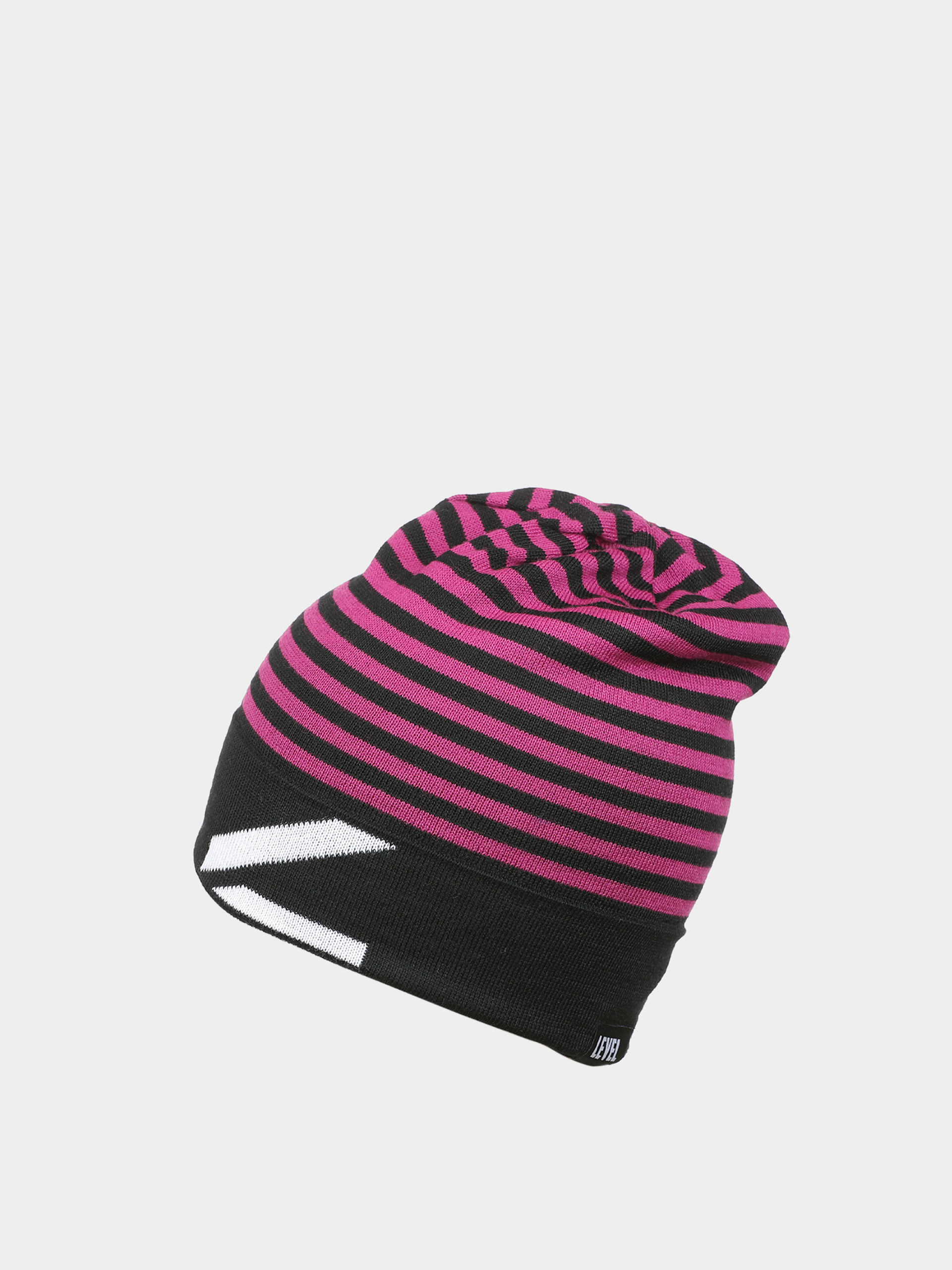 Level Reversible Beanie (fucsia)