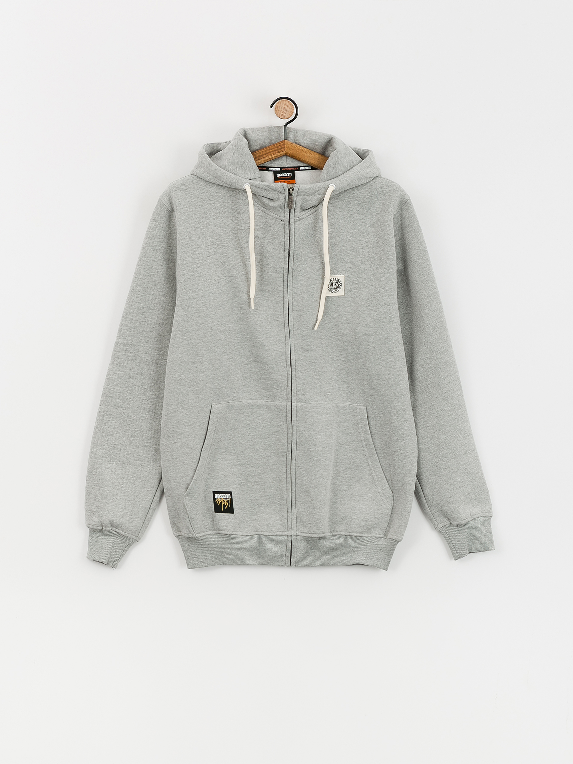 MassDnm Patch ZHD Hoodie (lt heather grey)