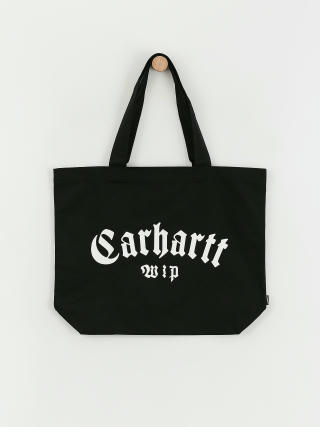 Carhartt WIP Canvas Graphic Tote Bag (onyx print/black/white)