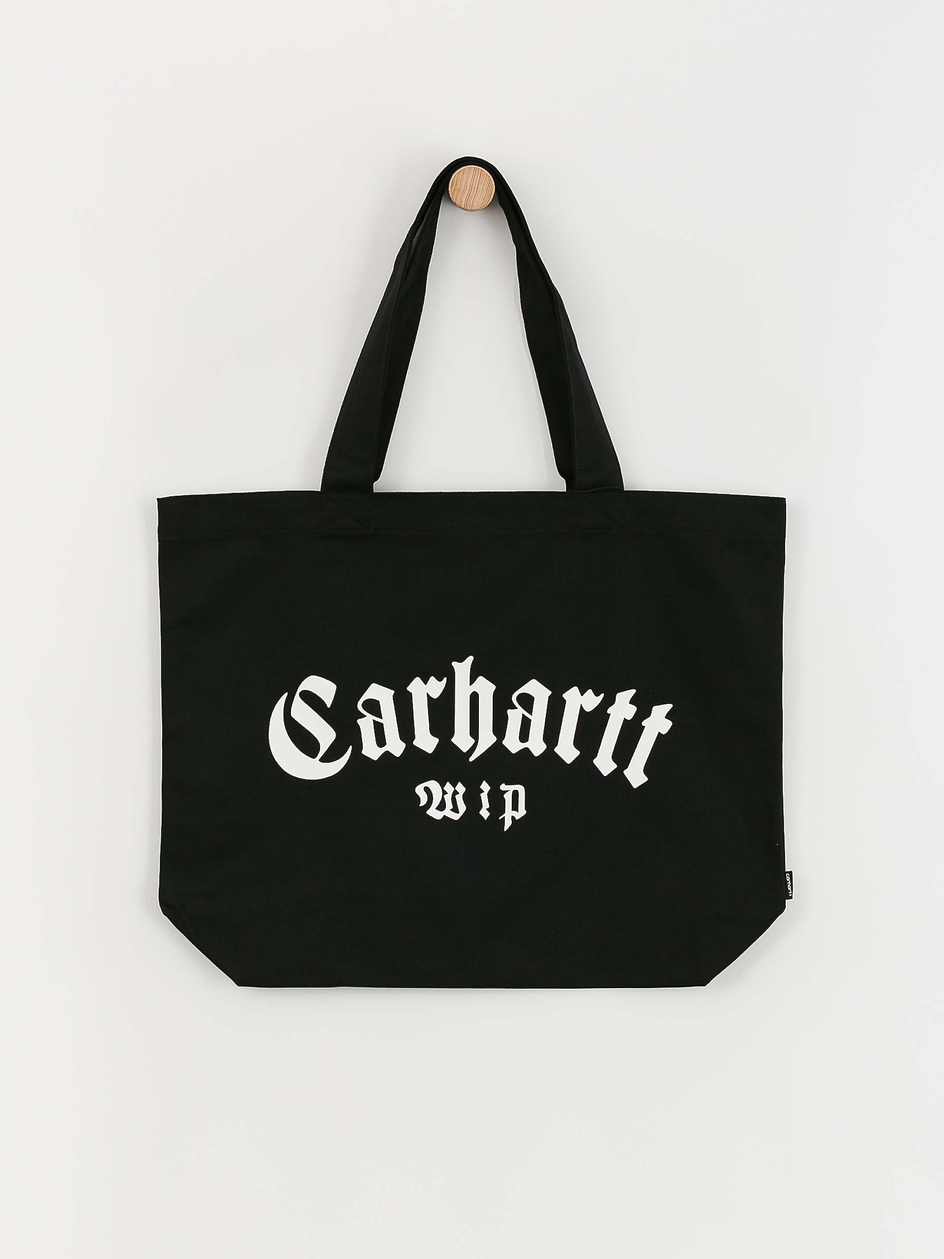 Carhartt WIP Canvas Graphic Tote Bag - black (onyx print/black/white)
