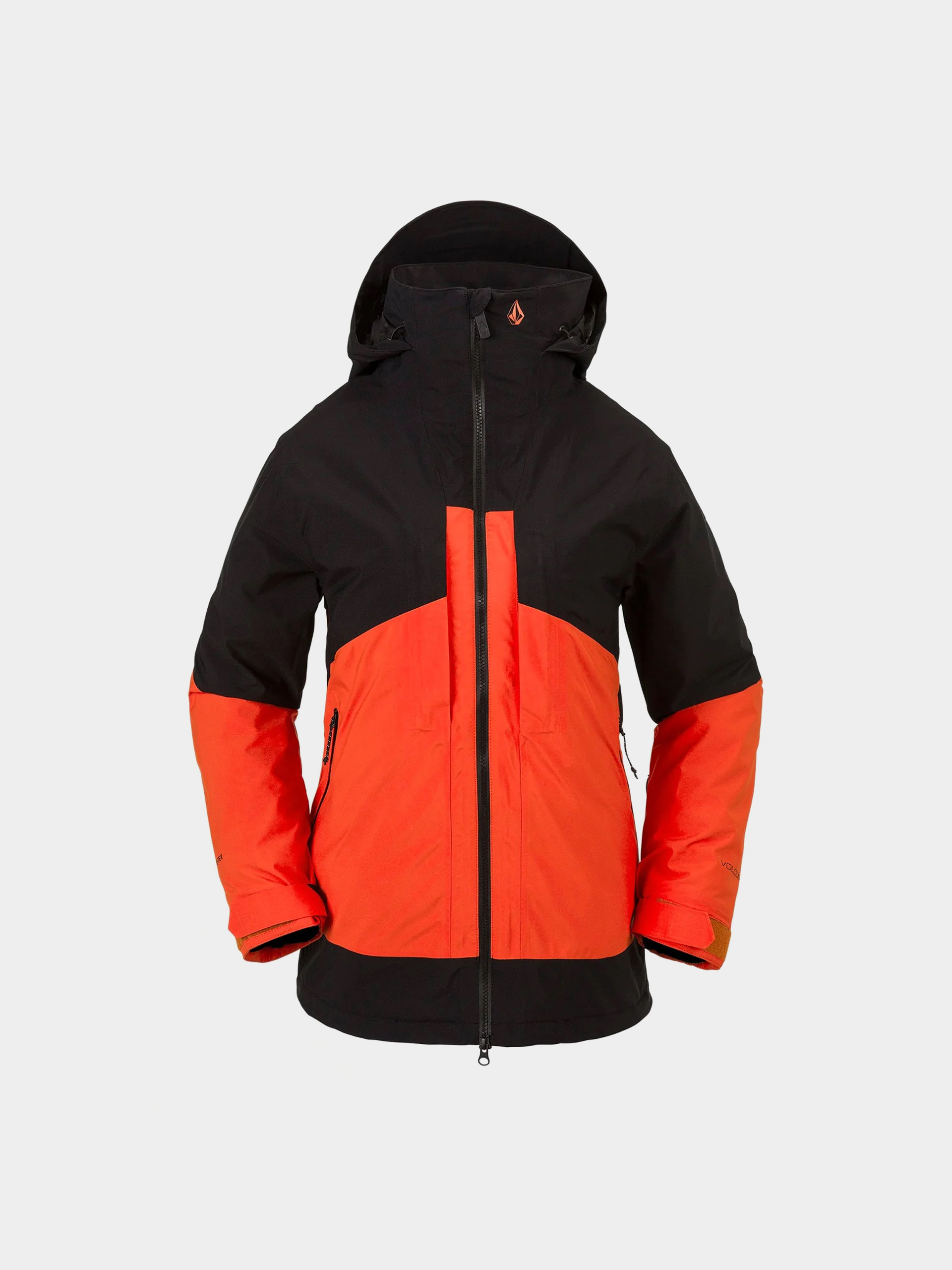 Womens Volcom Aw 3 In 1 Gore Tex Snowboard jacket (orange shock)