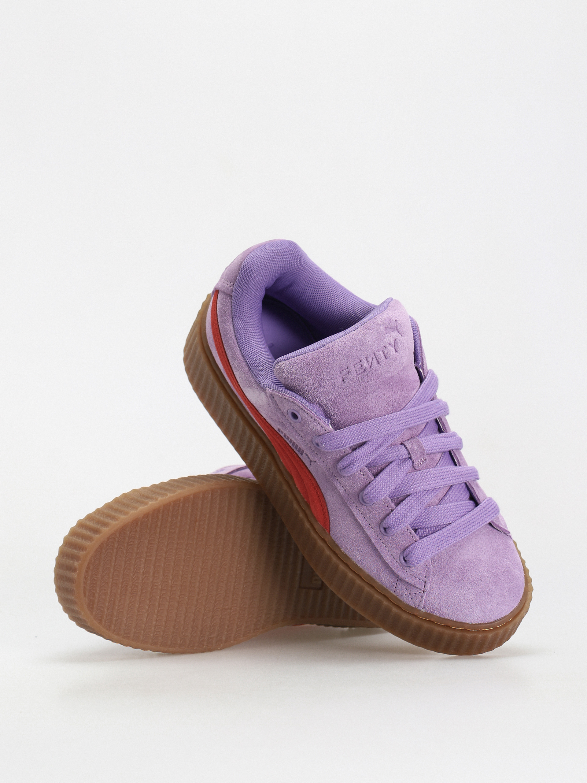 Puma X Fenty Creeper Fenty Shoes violet (alert burnt red g)