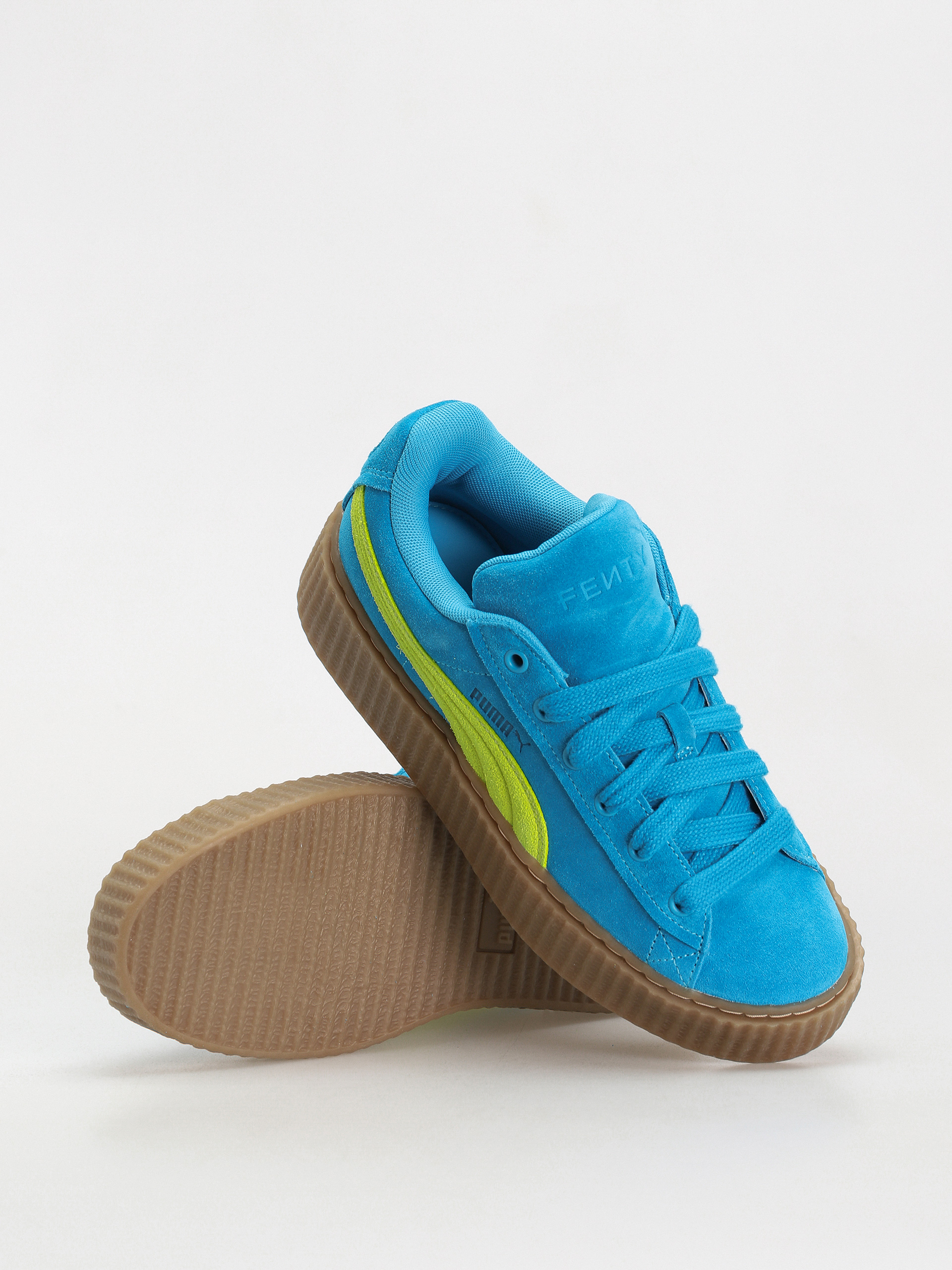 Puma X Fenty Creeper Fenty Speed Shoes (blue lime pow gum)