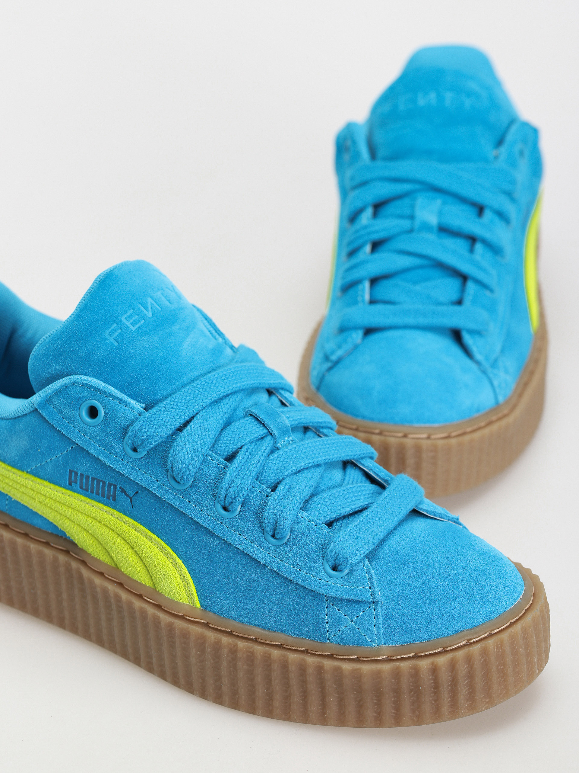 Puma X Fenty Creeper Fenty Speed Shoes (blue lime pow gum)