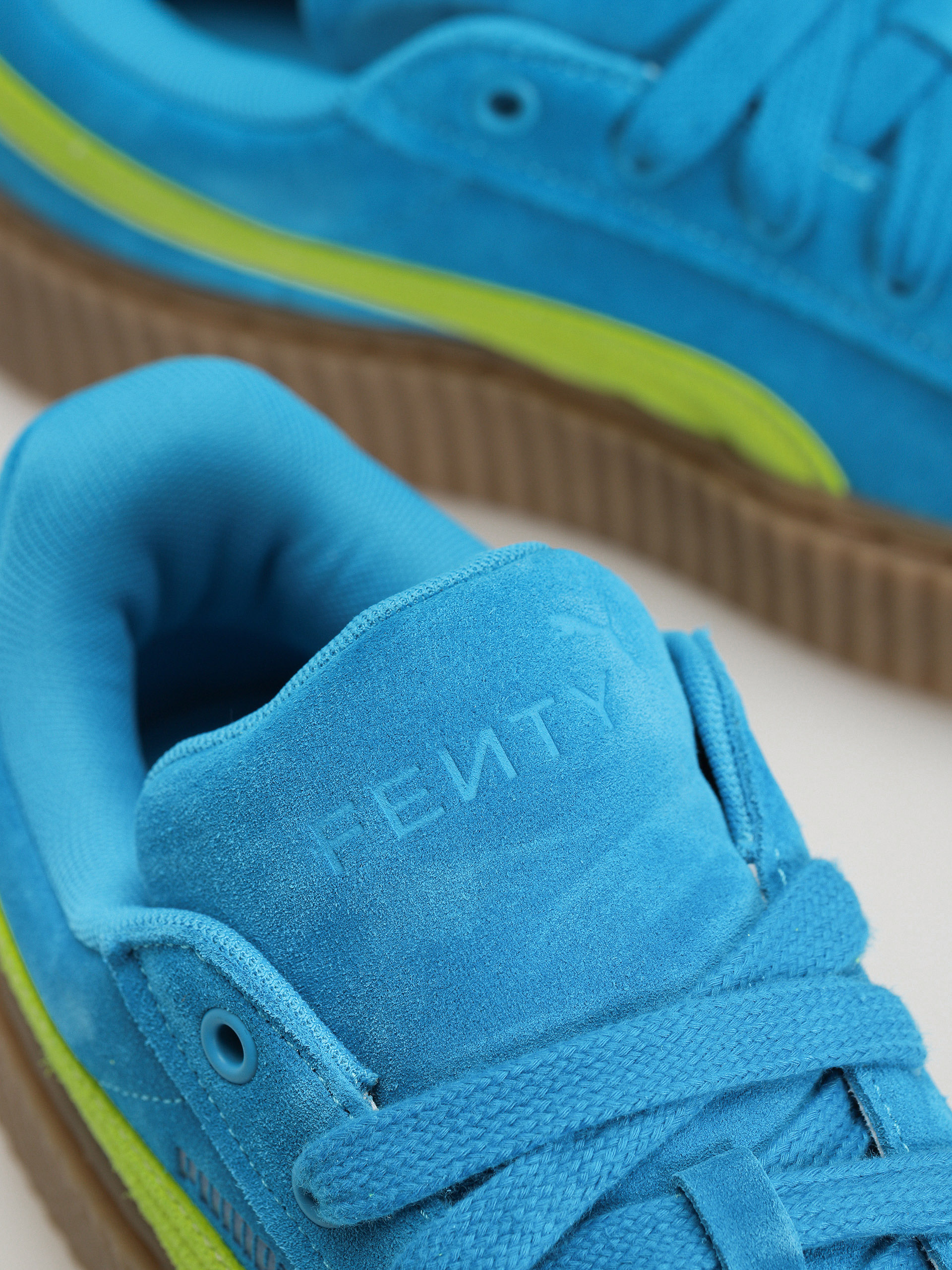 Puma X Fenty Creeper Fenty Speed Shoes (blue lime pow gum)