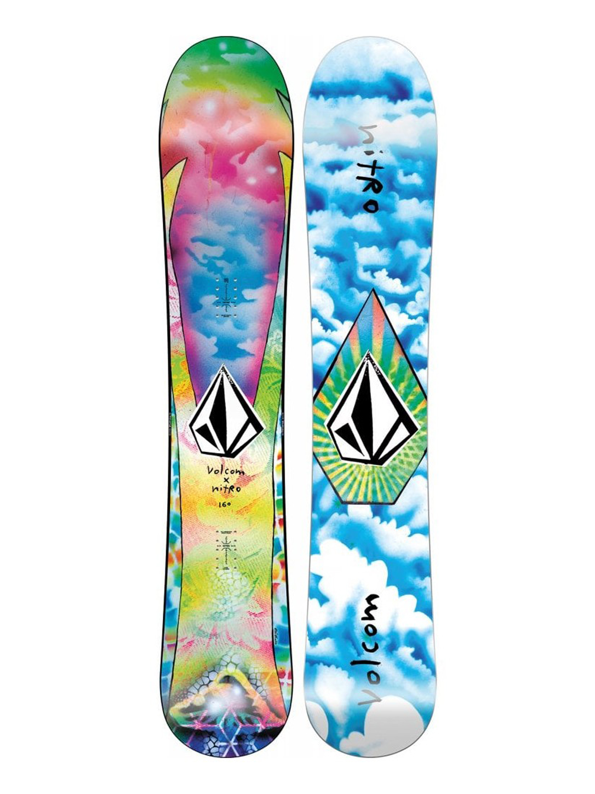 Nitro Alternator X Volcom Snowboard - multicolor