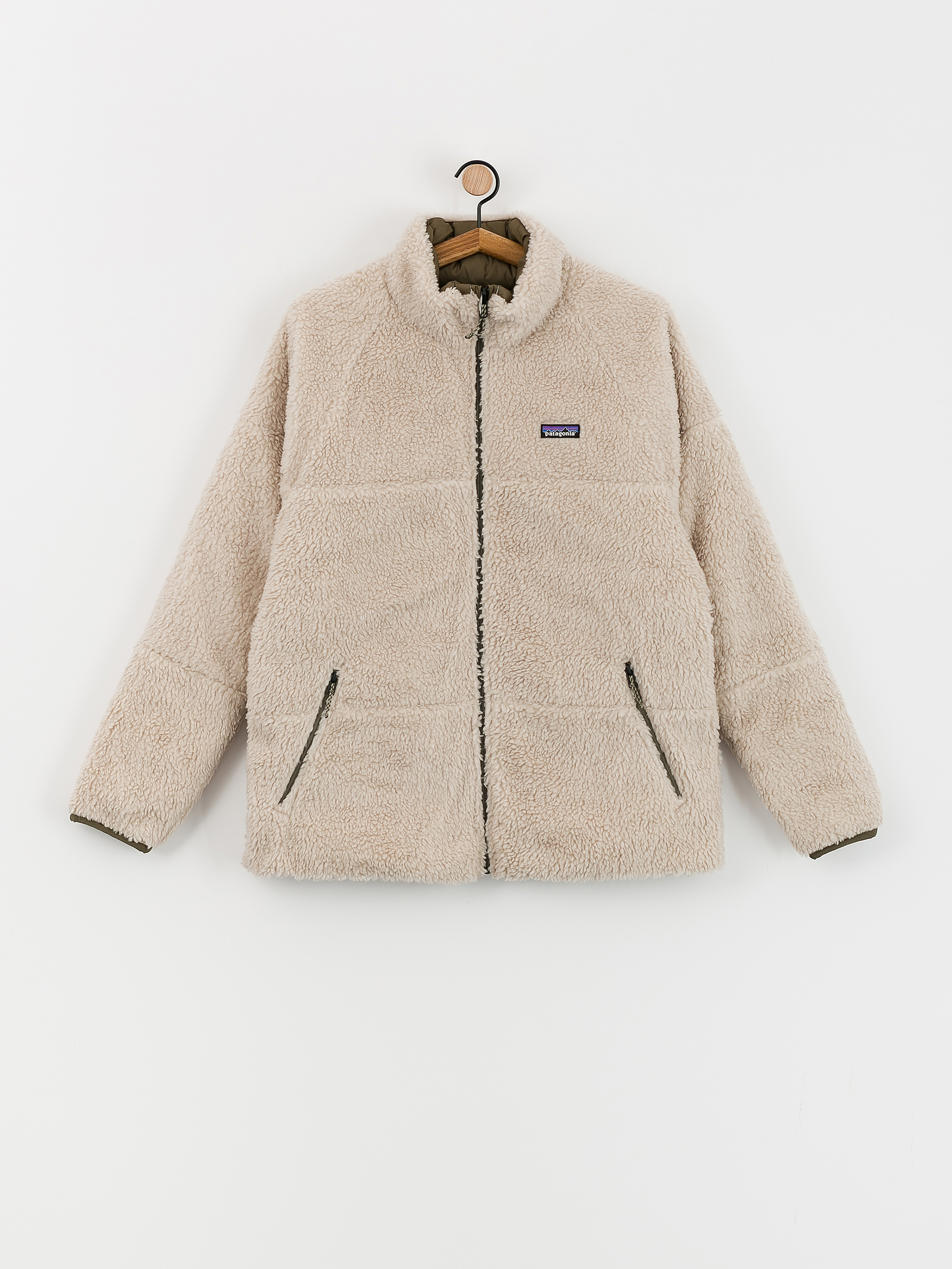 Patagonia Reversible Silent Down Jacket (basin green)