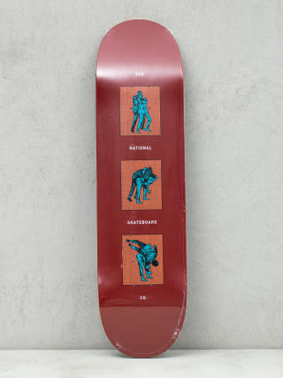 The National Skateboard Co Office Politics Deck (red)