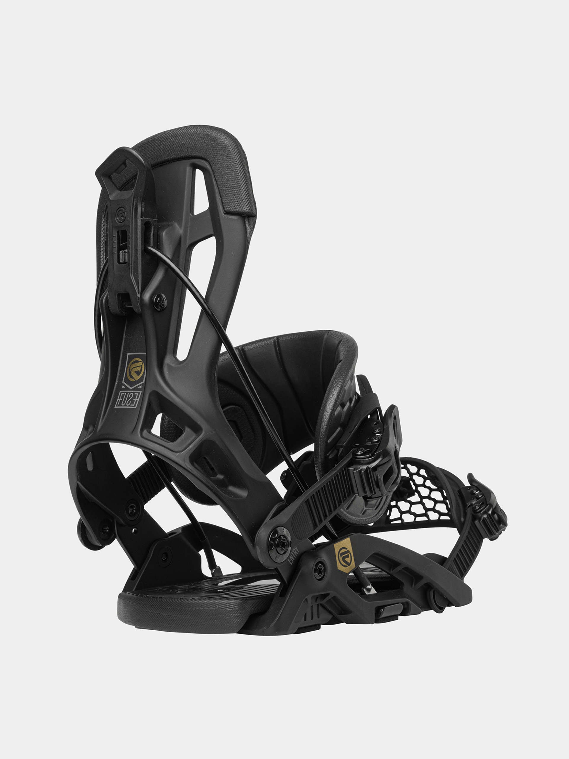 Mens Flow Fuse Hybrid Snowboard bindings (black)