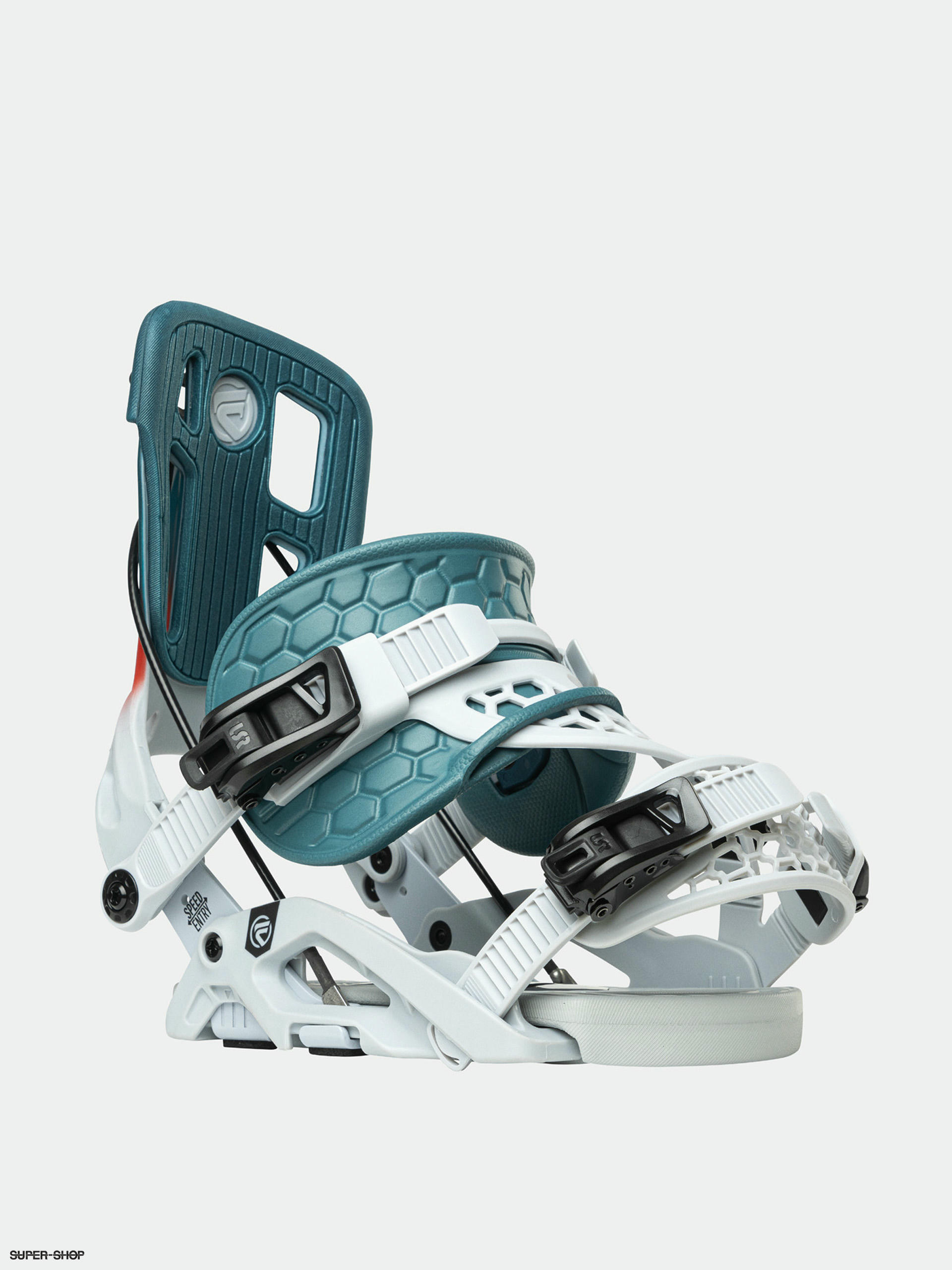 Mens Flow Fuse Hybrid Snowboard bindings (gray)