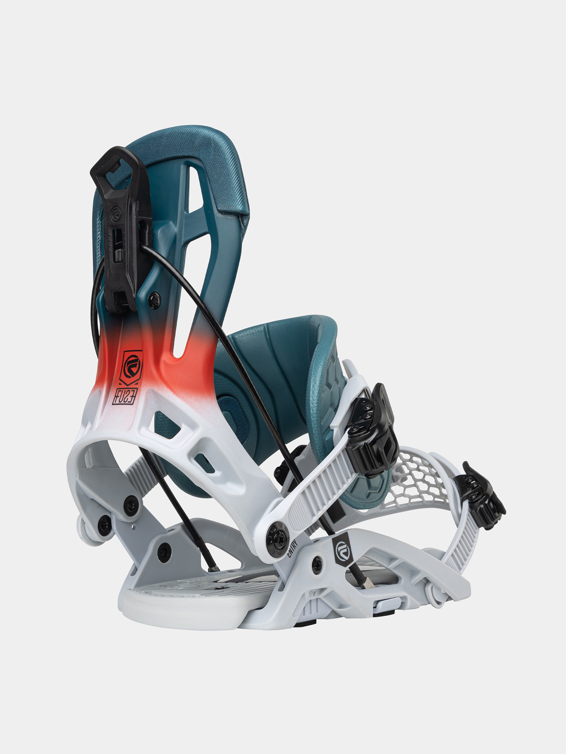 Mens Flow Fuse Hybrid Snowboard bindings (gray)
