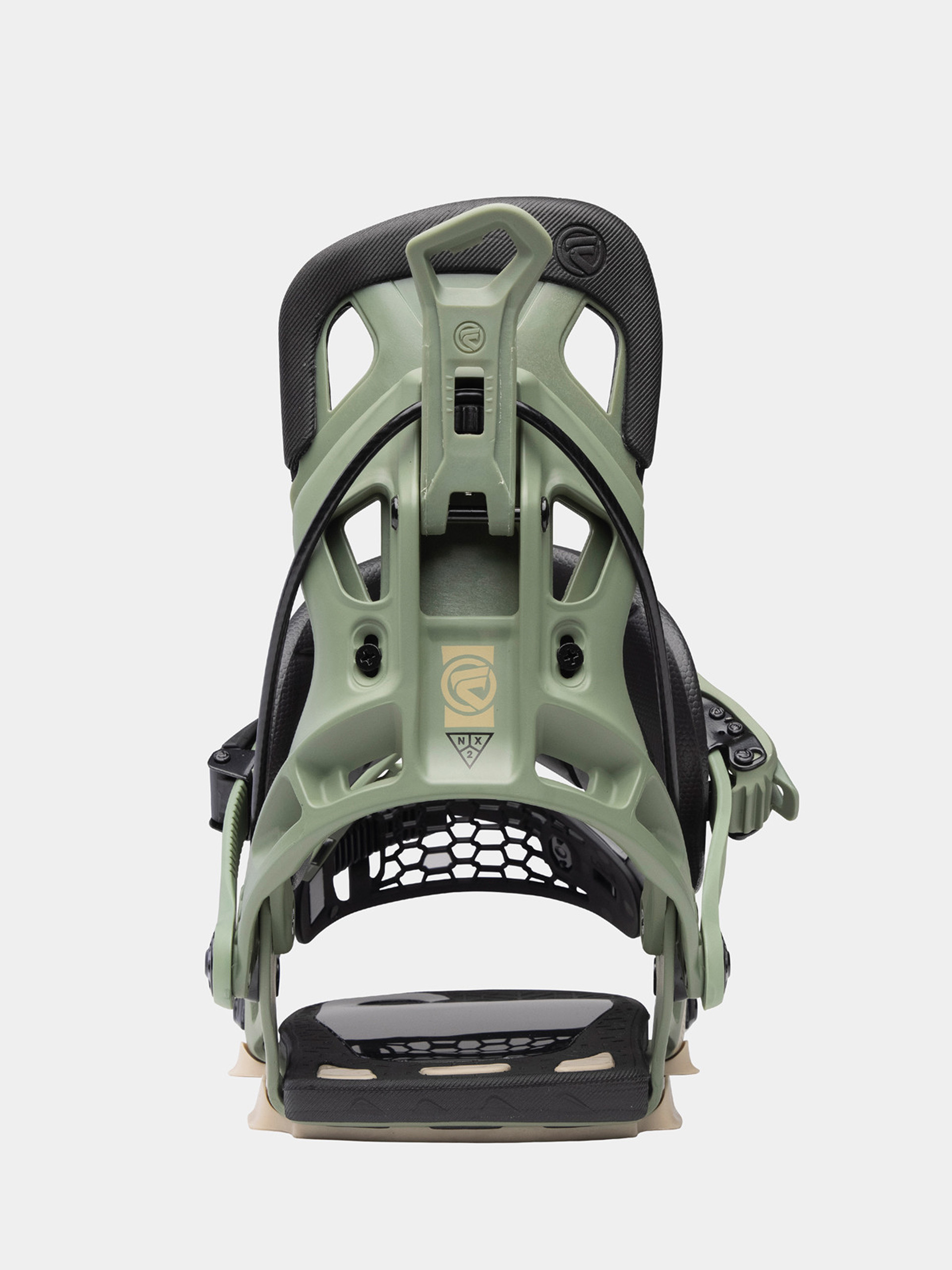 Flow Nx2 Hybrid Snowboard bindings - green (olive) Flow Nx2 Hybrid Snowboard bindings - green (olive)