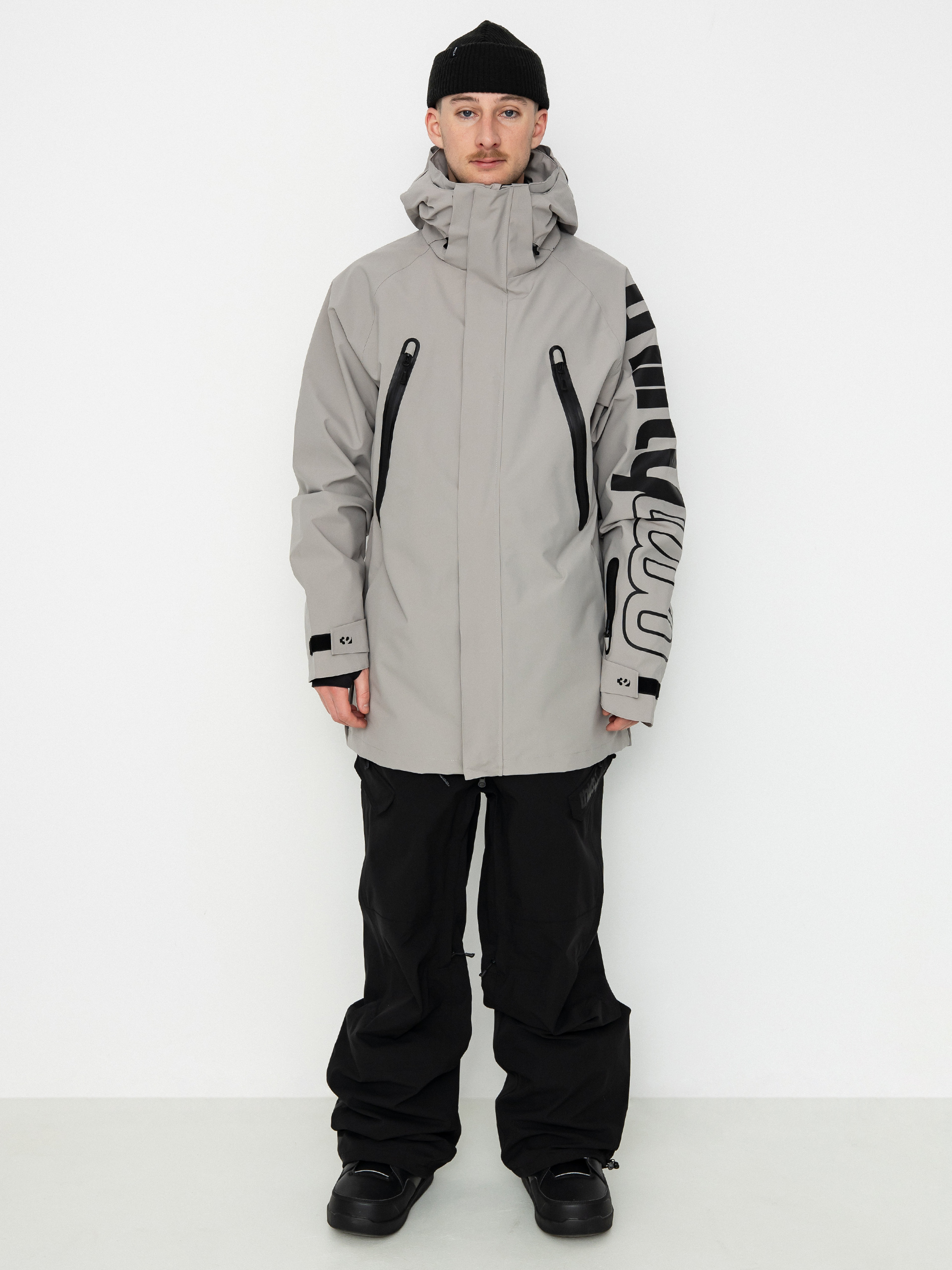 Mens ThirtyTwo Deep Creek Parka Snowboard jacket (grey/black)