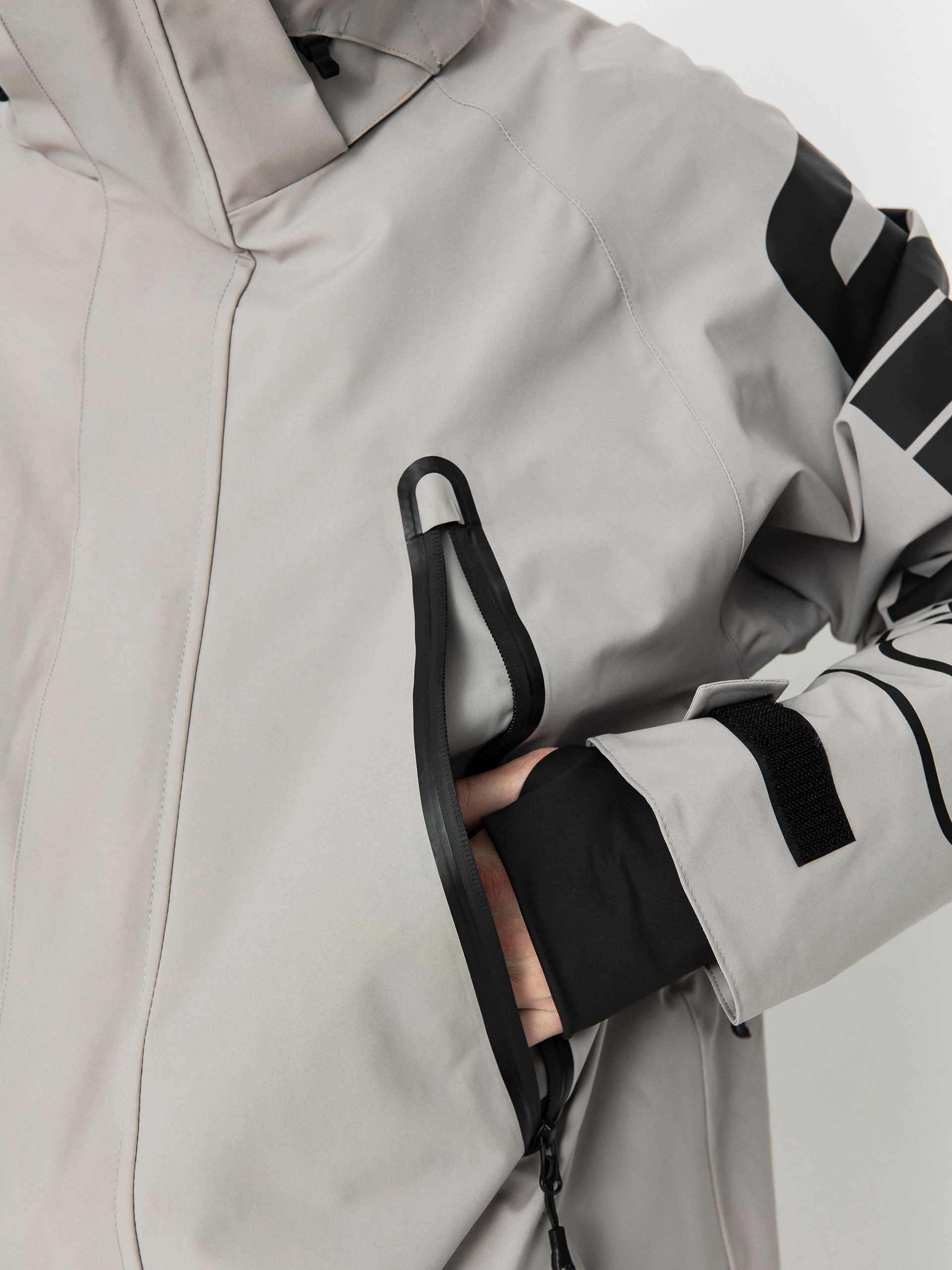 Mens ThirtyTwo Deep Creek Parka Snowboard jacket (grey/black)