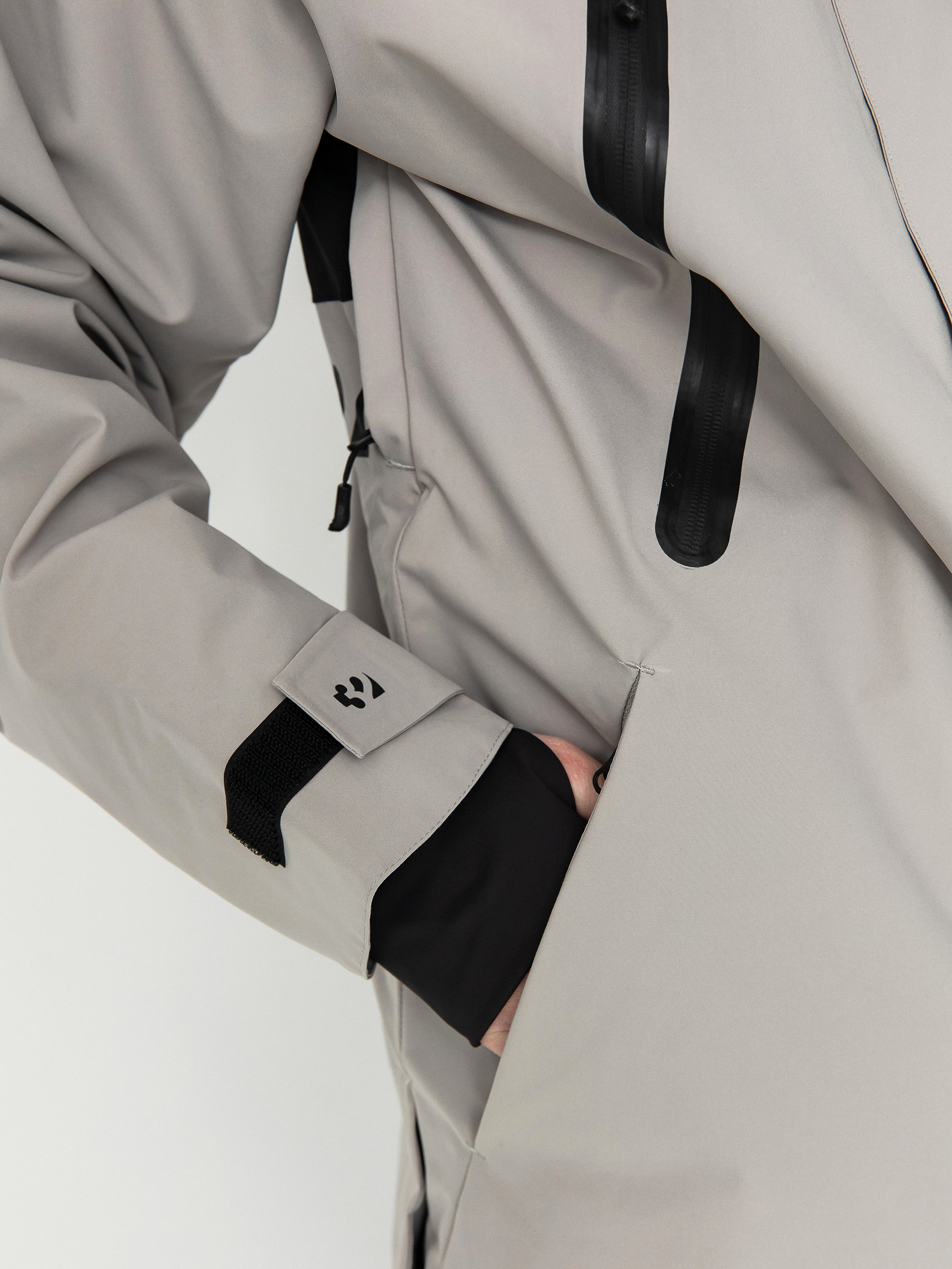 Mens ThirtyTwo Deep Creek Parka Snowboard jacket (grey/black)