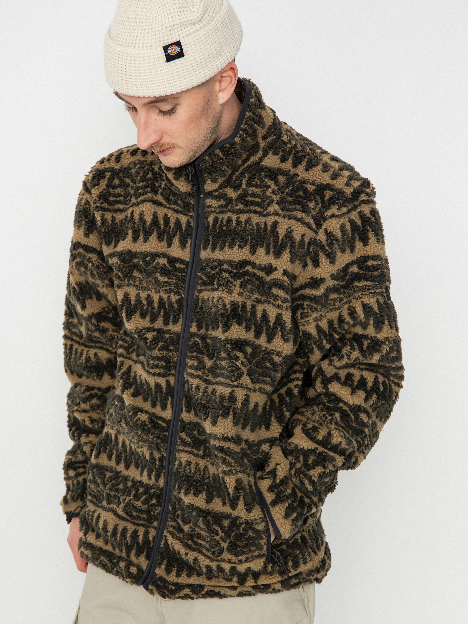Billabong Boundary Switchback Zip Fleecejacke (gravel)