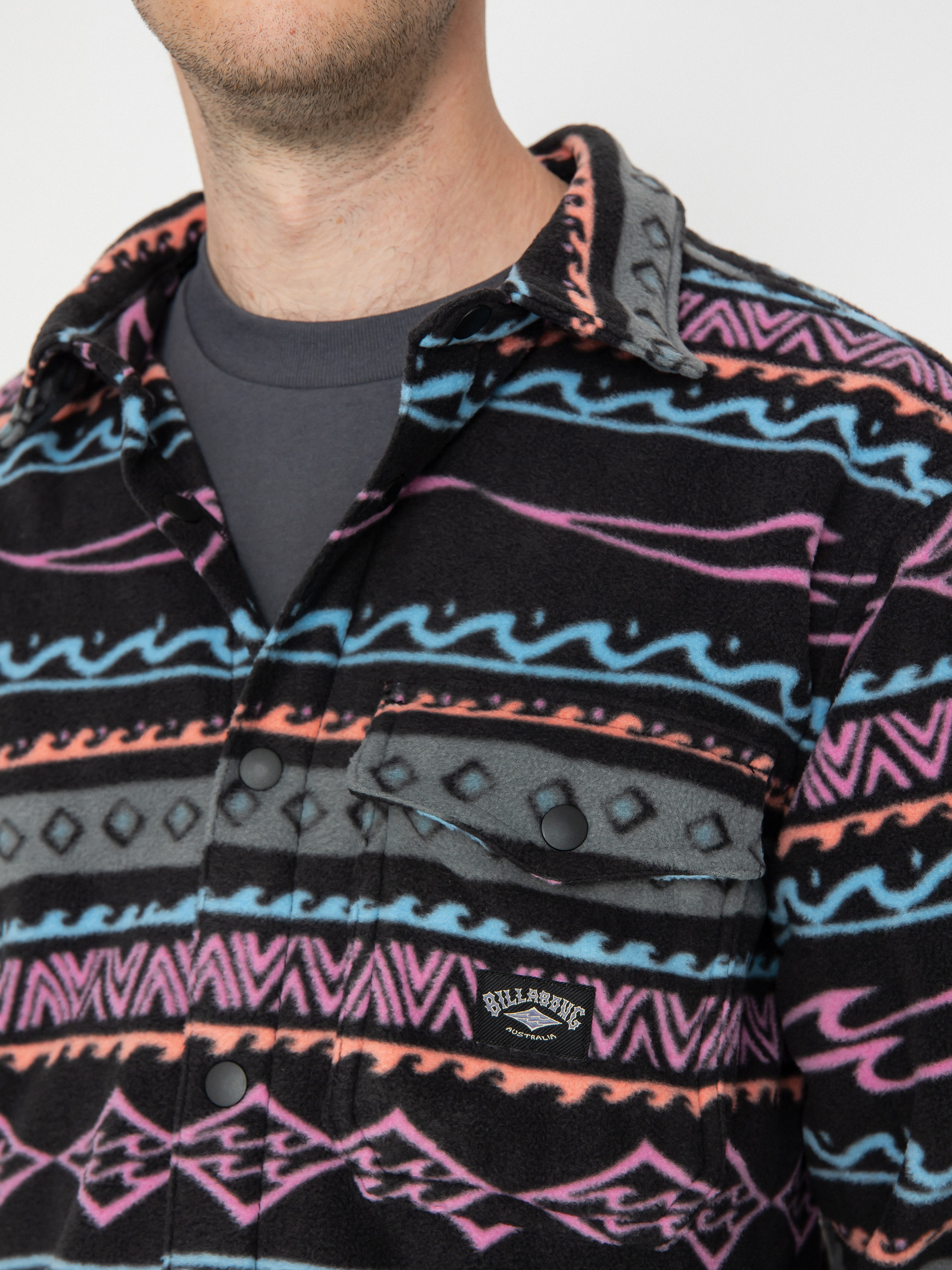 Billabong Furnace Flannel Shirt (purple ash)