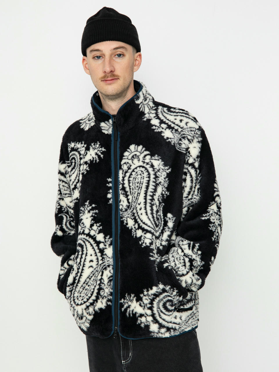 Carhartt WIP Jebson Fleece (paisley big print black/squid)