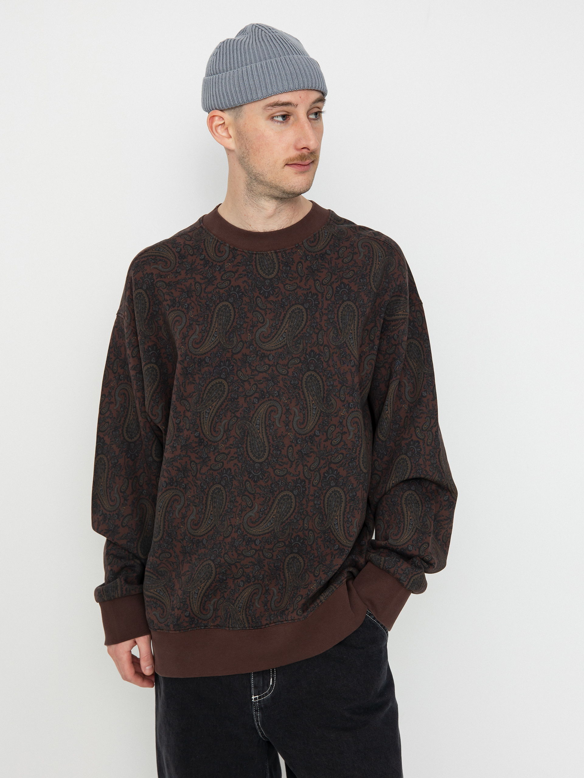 Carhartt WIP Paisley Sweatshirt - burgundy (paisley print buckeye)