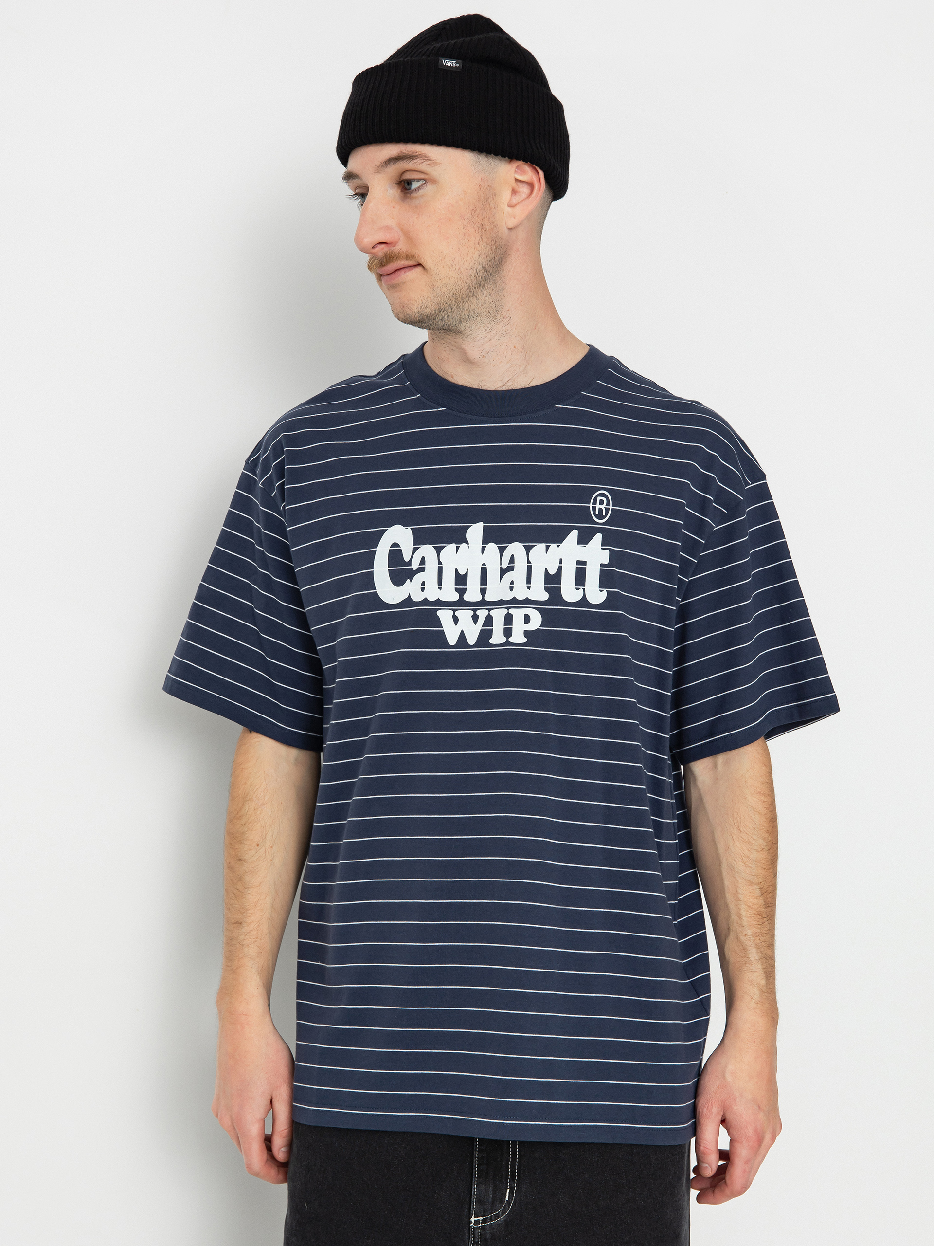 Carhartt WIP Orlean Spree T-shirt navy blue (orlean stripe