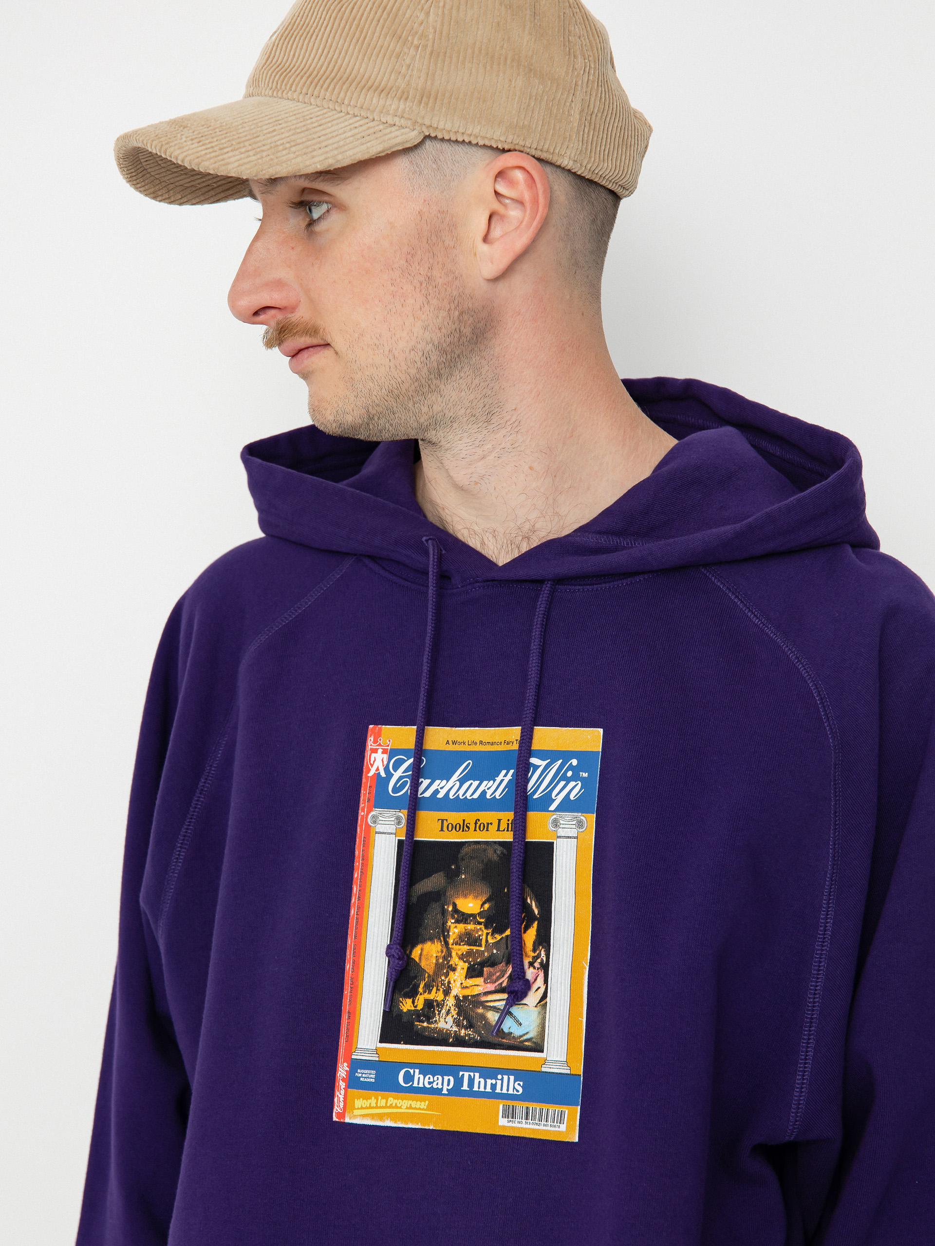 Carhartt WIP Cheap Thrills HD Hoodie violet (tyrian)
