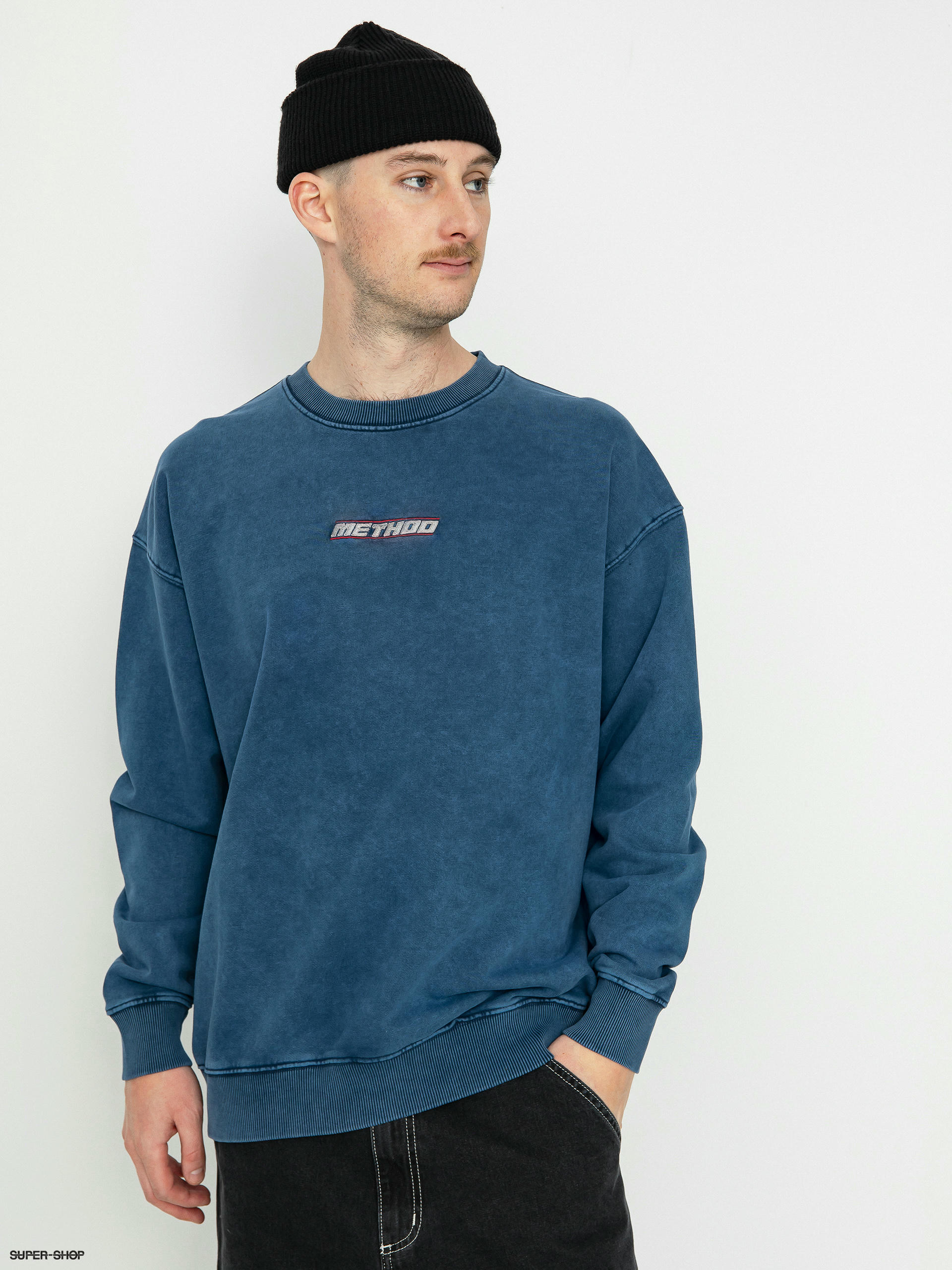 Thrasher outlined crewneck clearance navy