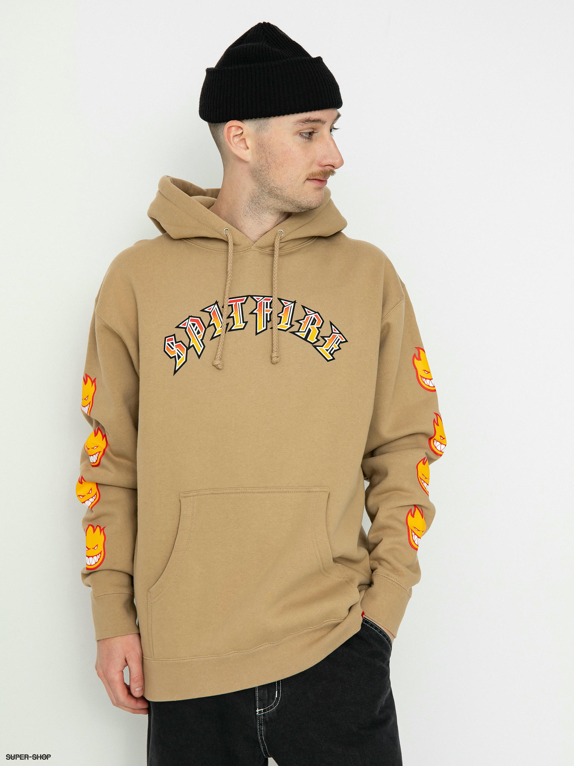 Beige hotsell thrasher hoodie