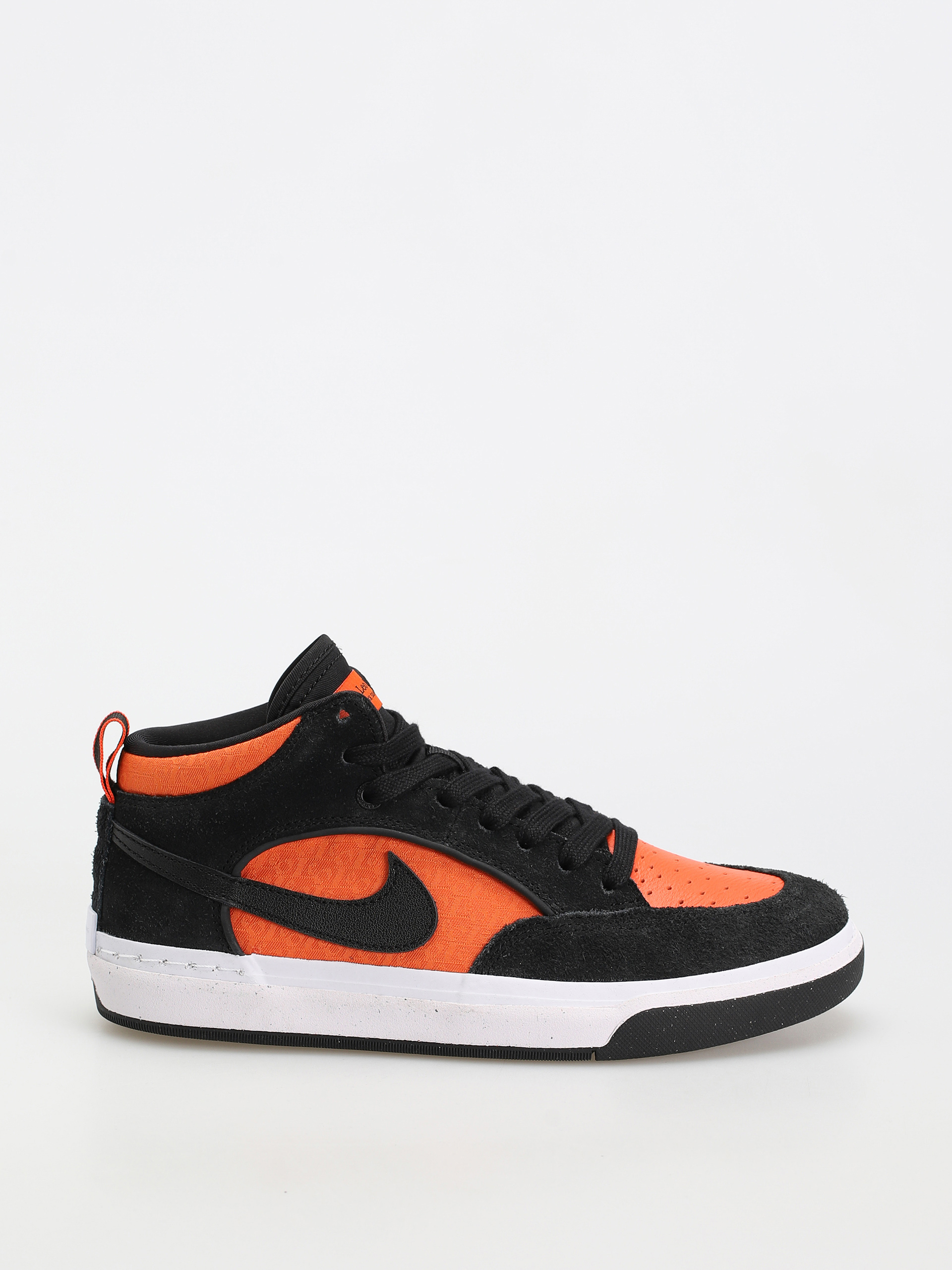 Nike SB React Leo Schuhe Schwarz Orange black black orange electro orange