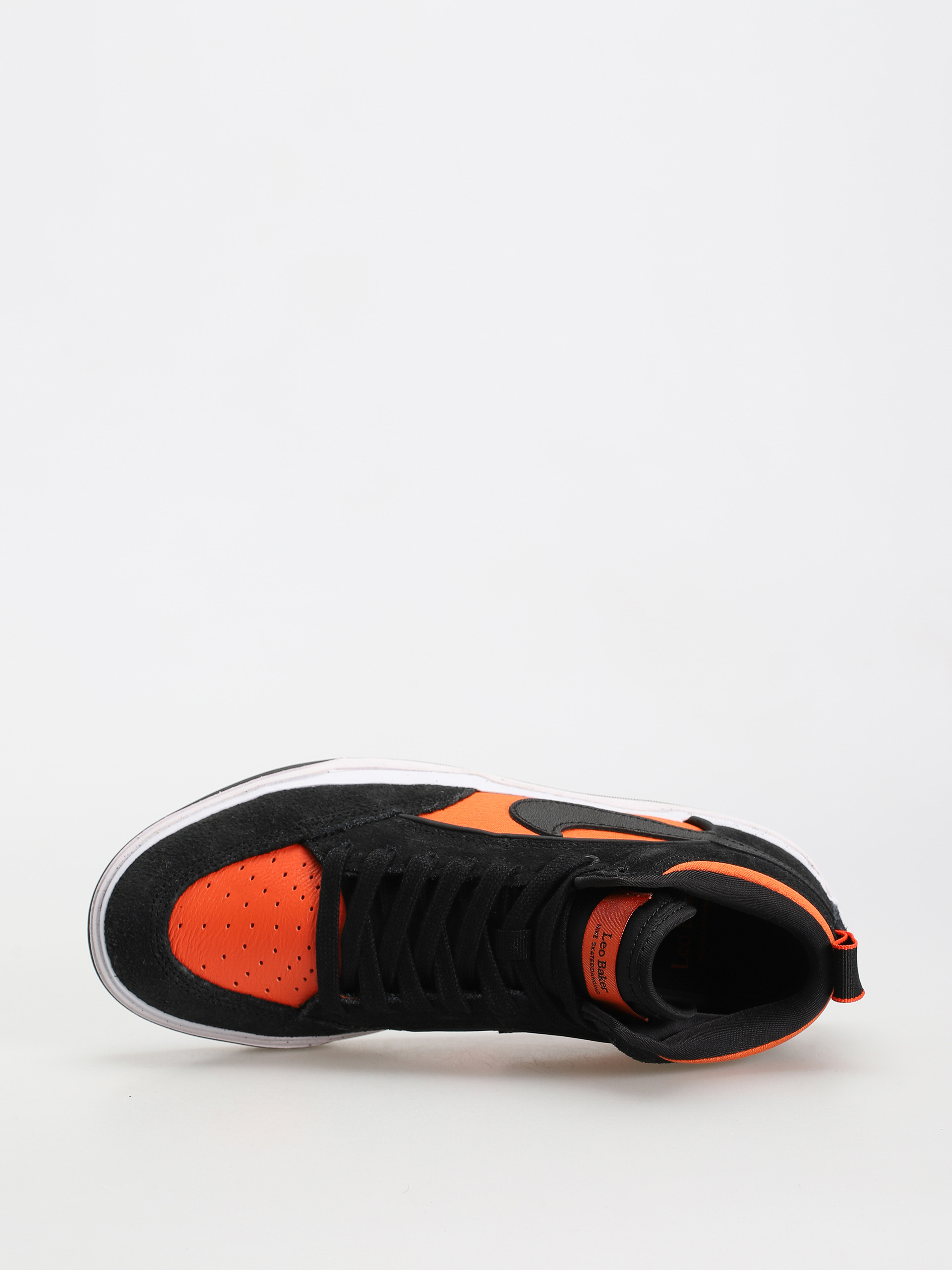 Nike SB React Leo Schuhe (black/black orange electro orange)