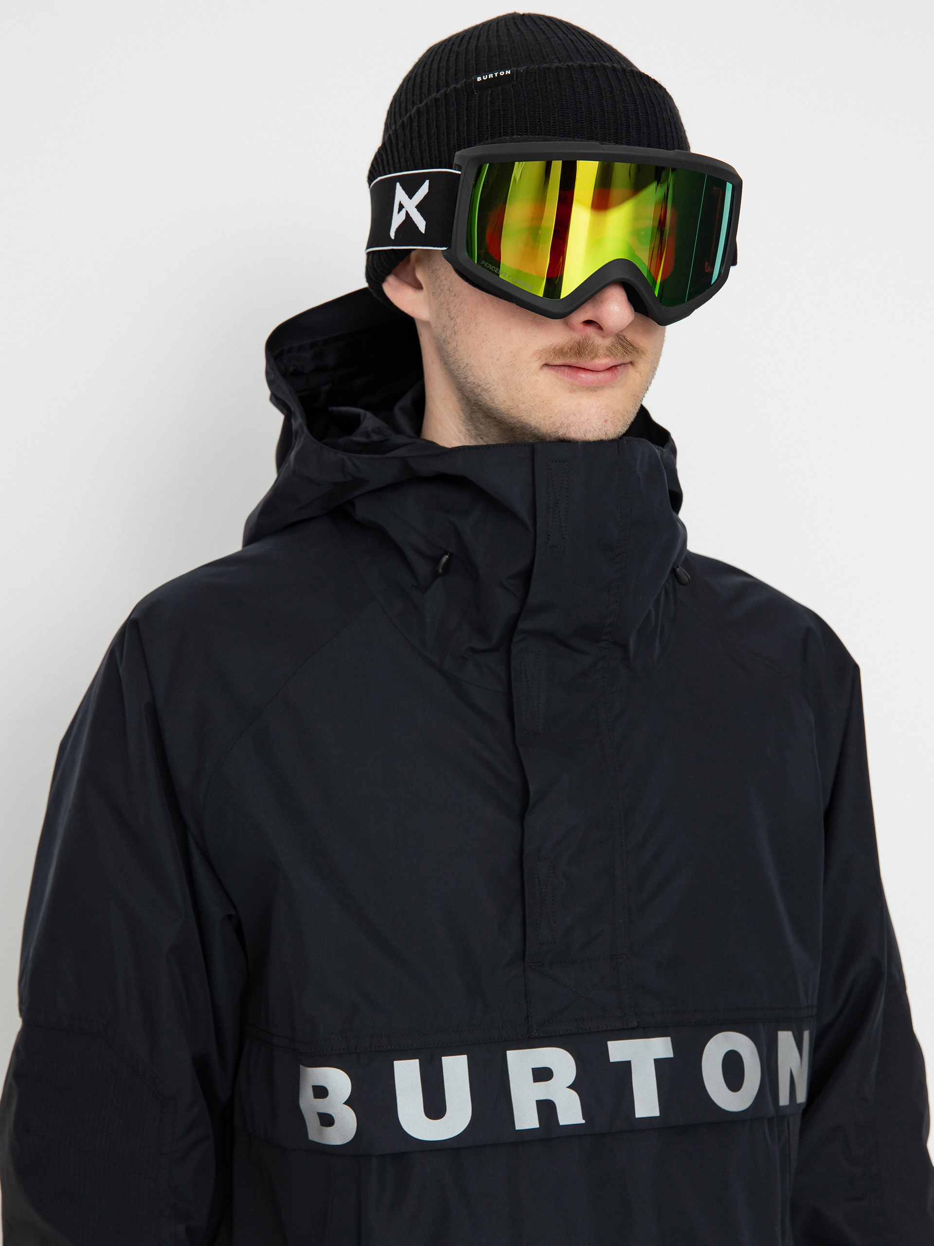 Mens Burton Frostner 2L Anorak Snowboard jacket (true black)