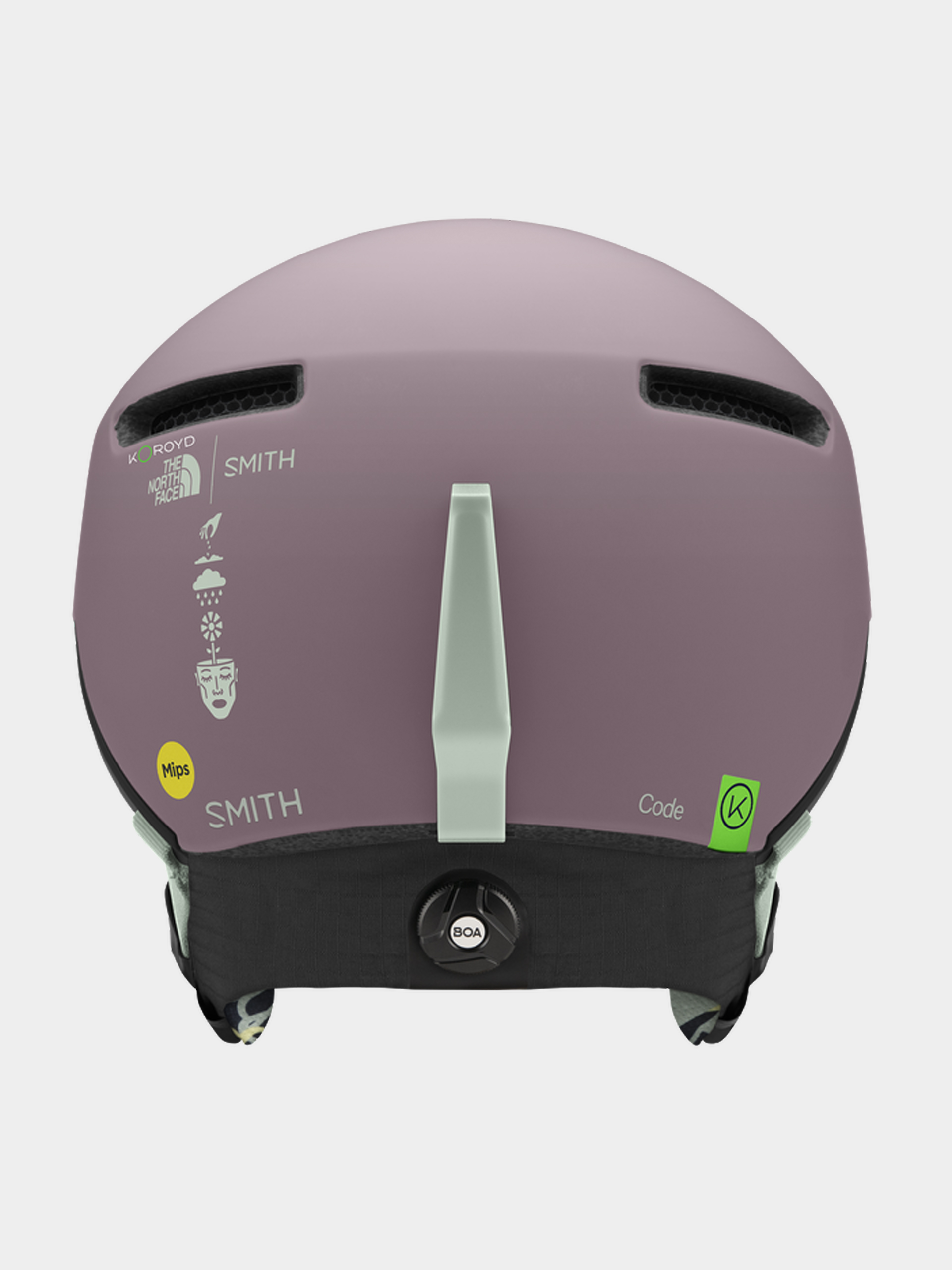 Smith X TNF Code MIPS Helmet (matte tnf fawn grey)