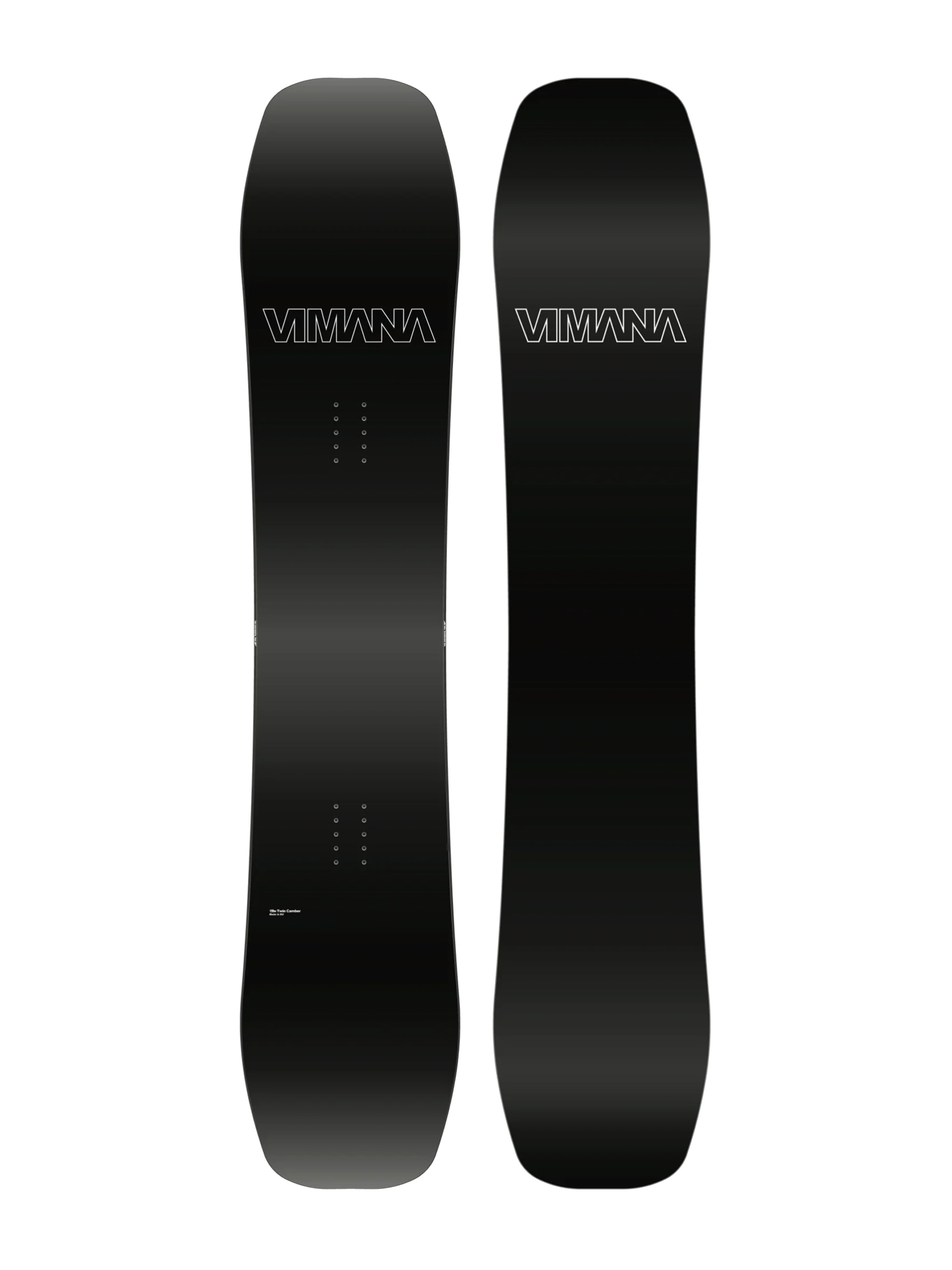 Mens Vimana The Continental Twin V3 Snowboard (black/white)