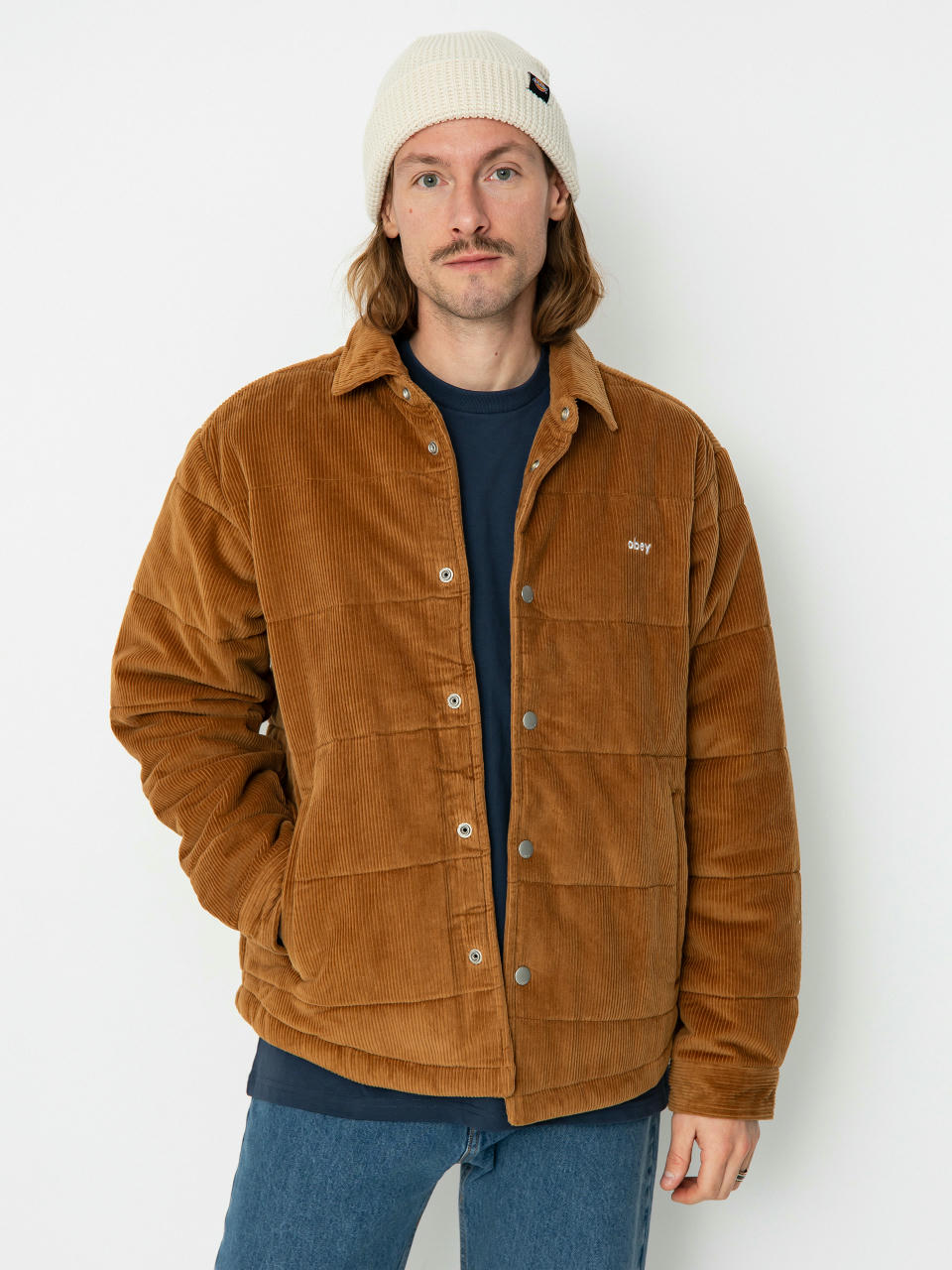 OBEY Grand Cord Jacke (catechu wood)