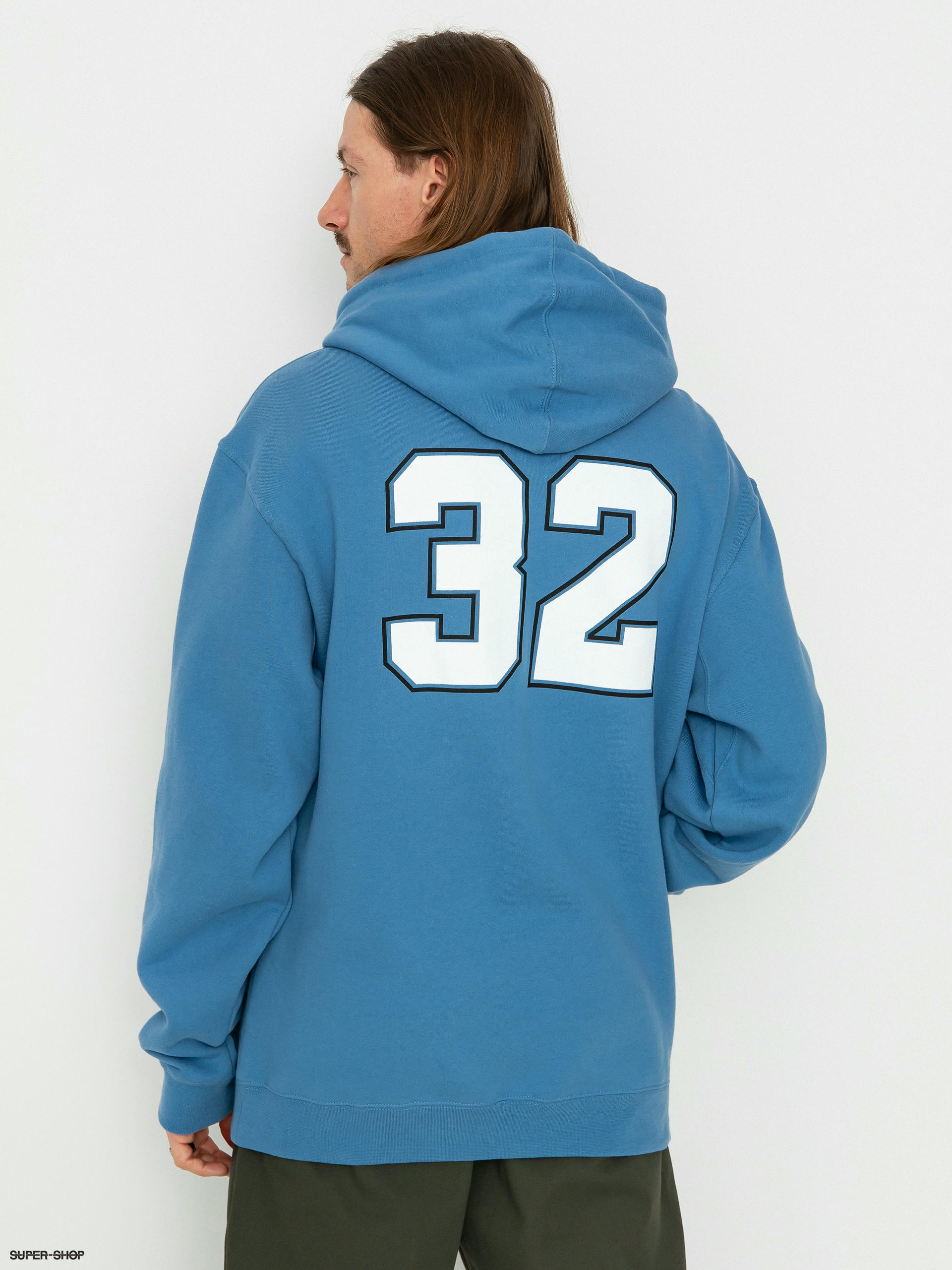 Blue shop color hoodie