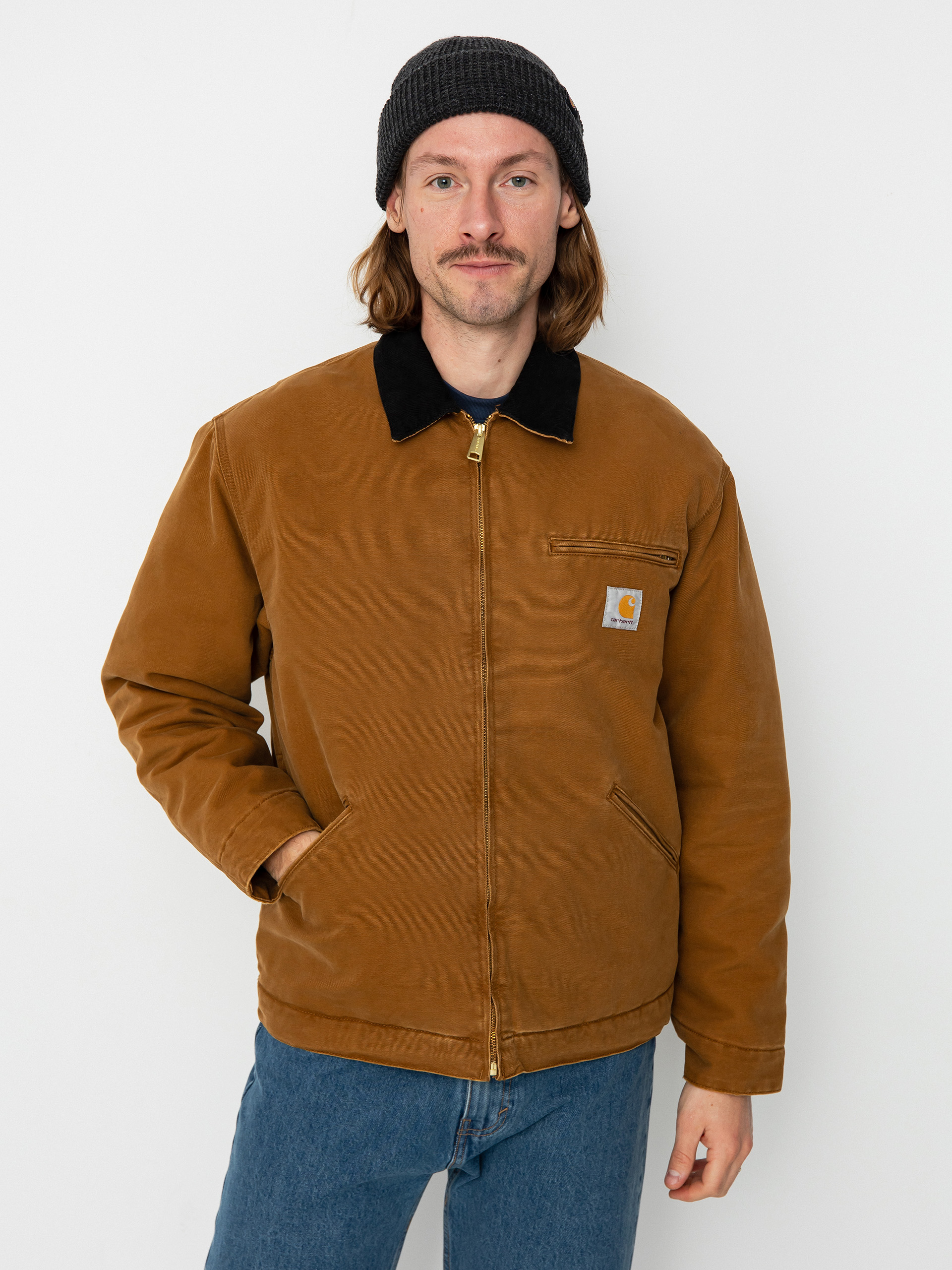 Carhartt WIP OG Detroit Jacket (deep h brown/black)