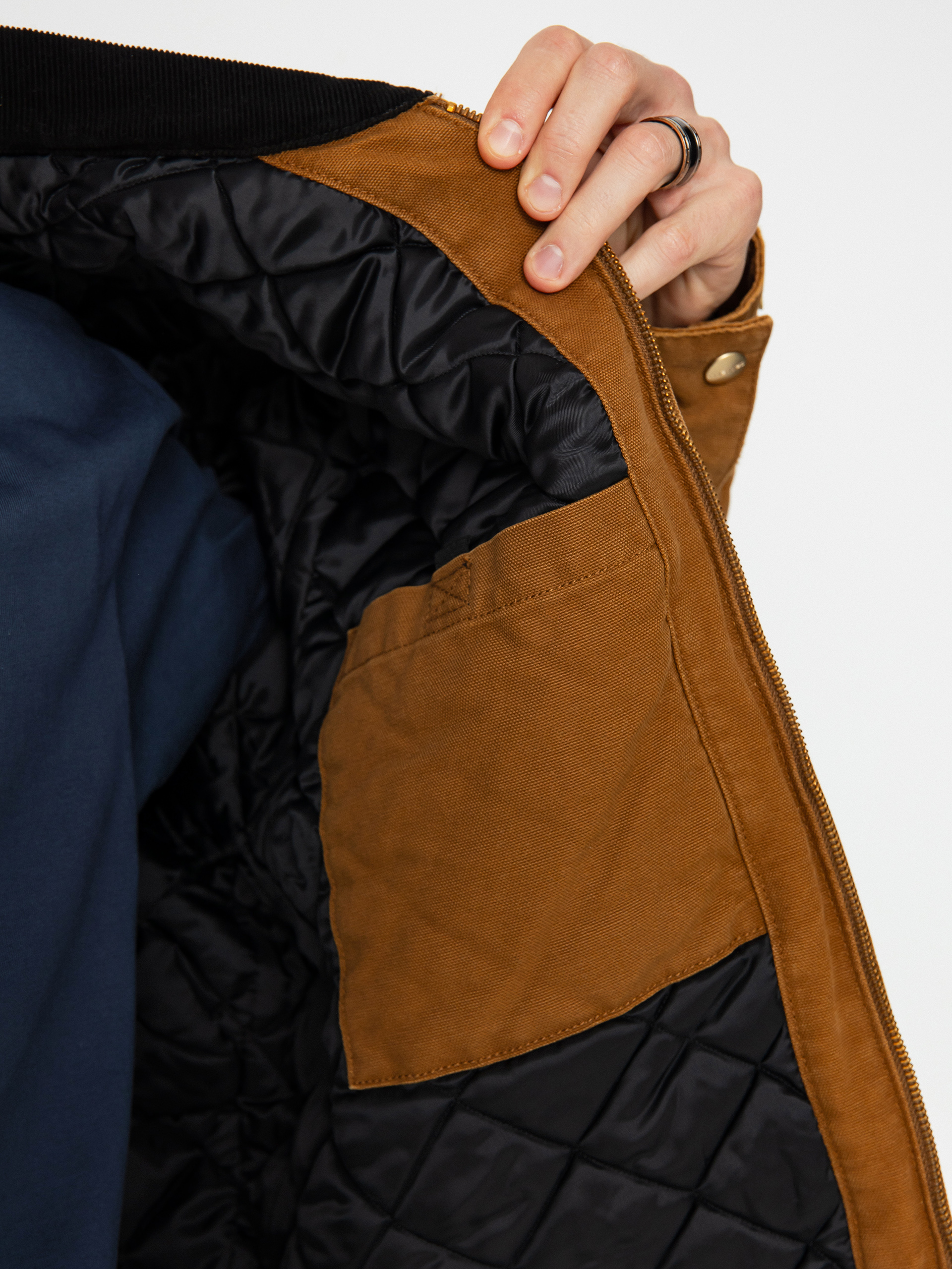 Carhartt WIP OG Detroit Jacket (deep h brown/black)