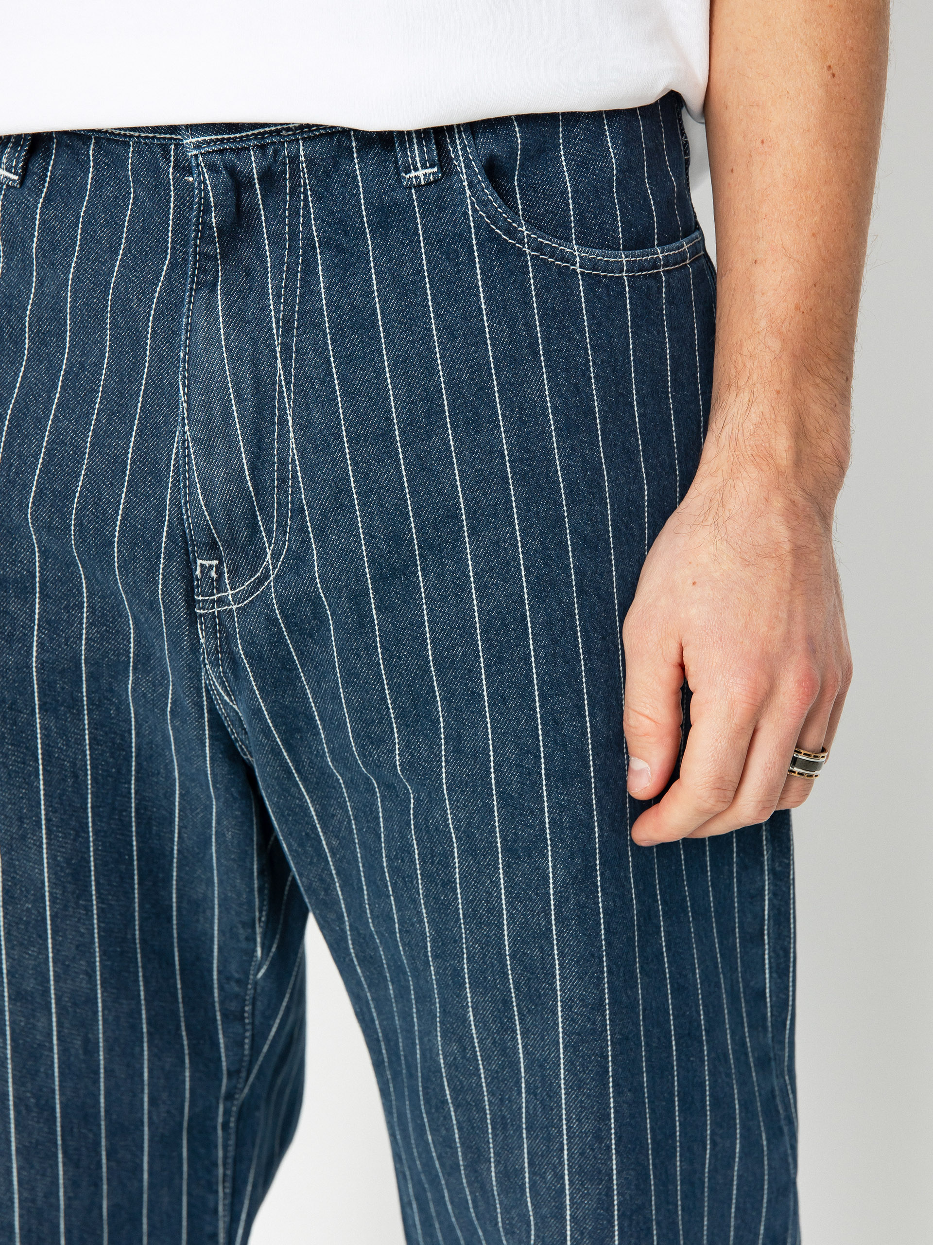 Carhartt WIP Orlean Pants (orlean stripe/blue/white)