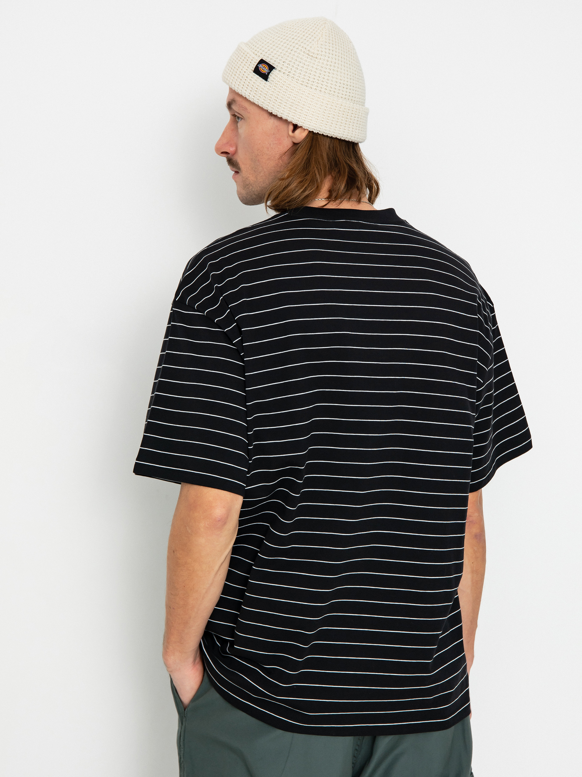 Carhartt WIP Orlean Spree T-shirt (orlean stripe horizontal/black/white)