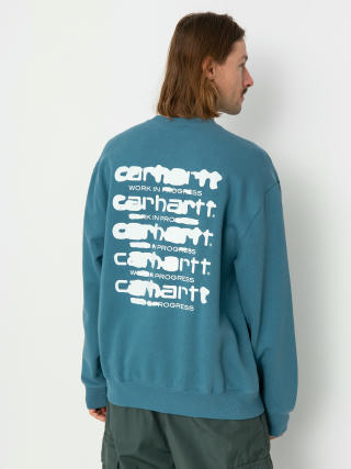 Carhartt WIP Ink Bleed Sweatshirt (vancouver blue/white)
