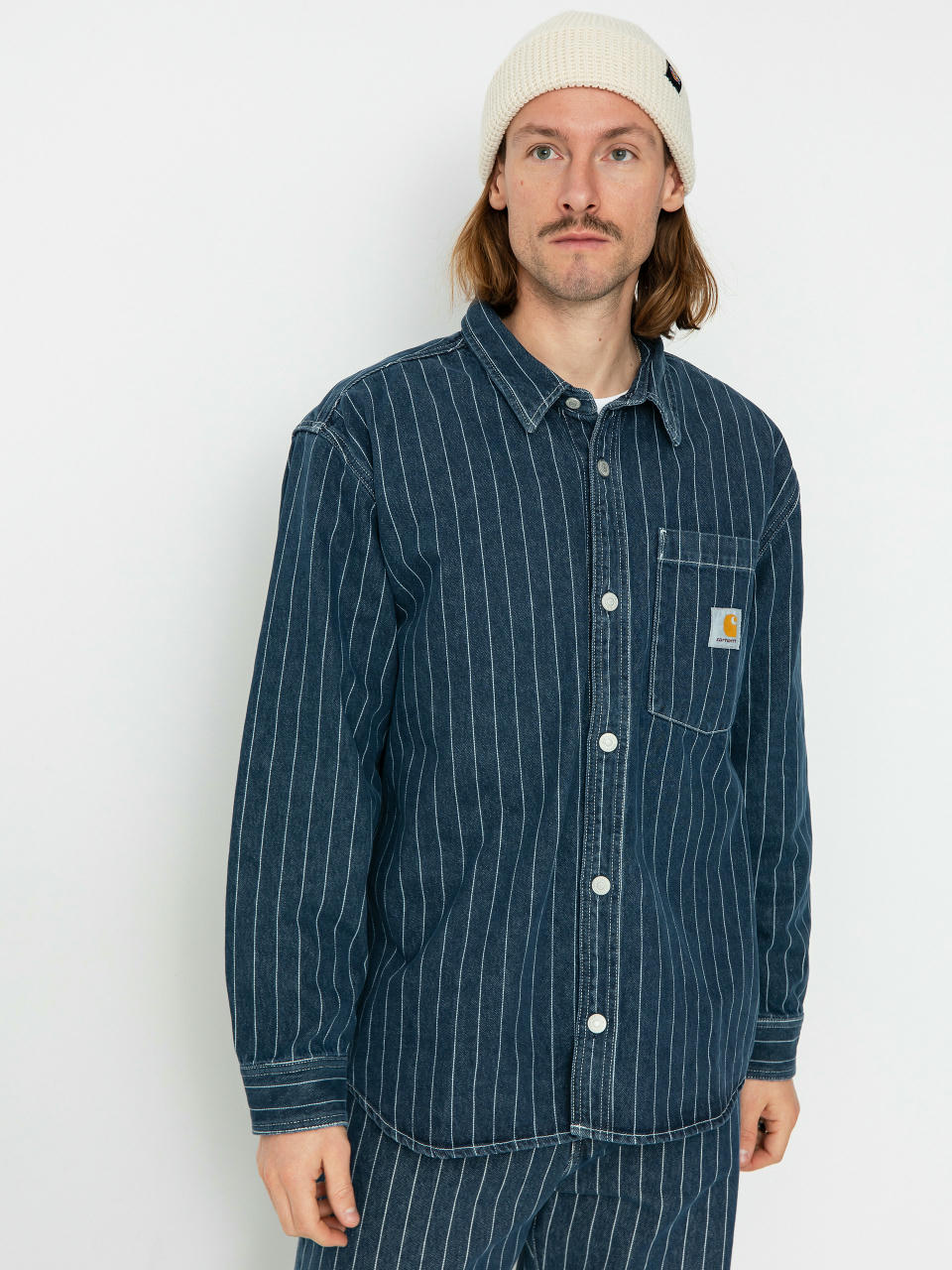 Carhartt WIP Orlean Hemd (orlean stripe/blue/white)