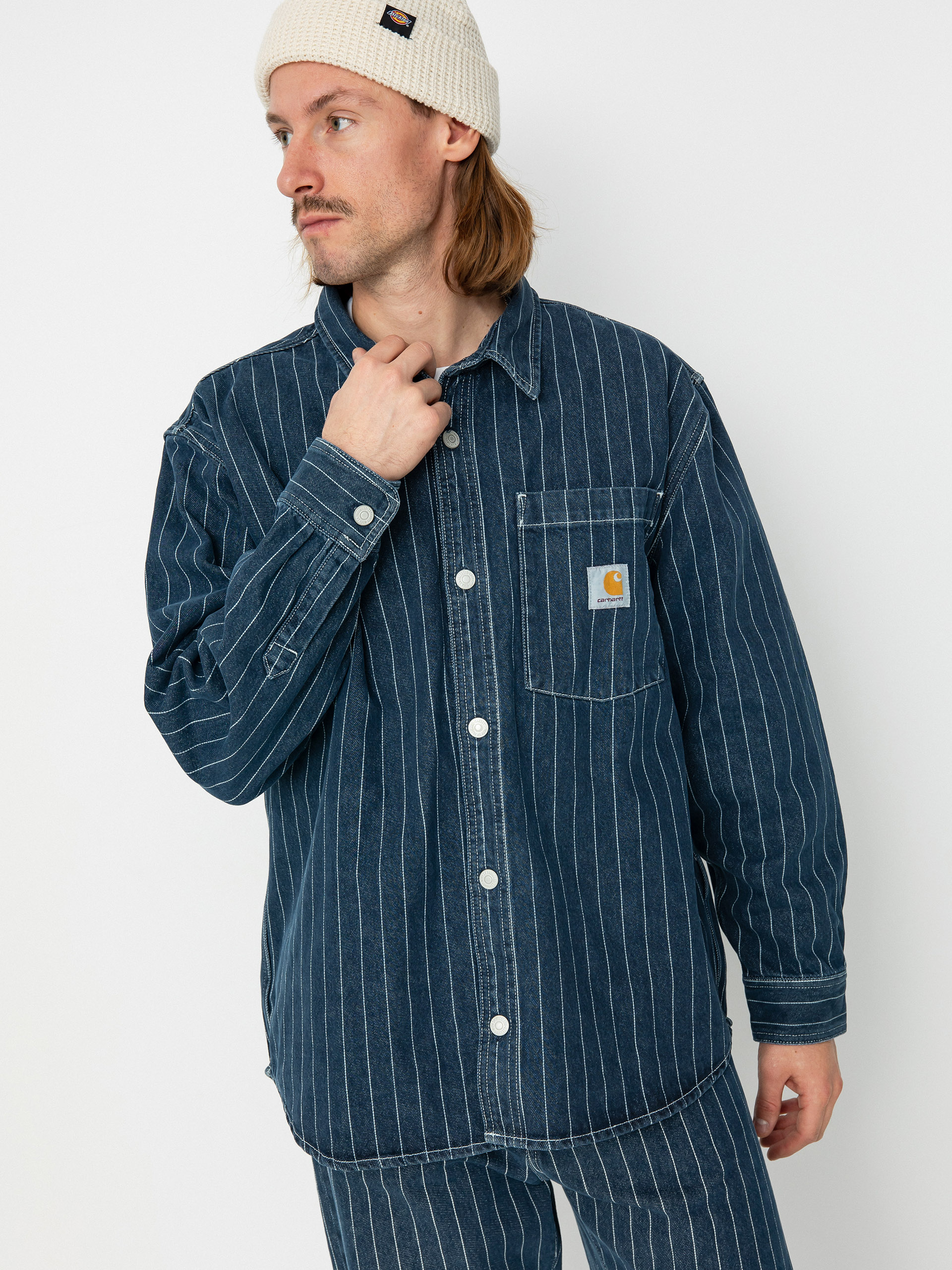 Carhartt WIP Orlean Hemd (orlean stripe/blue/white)