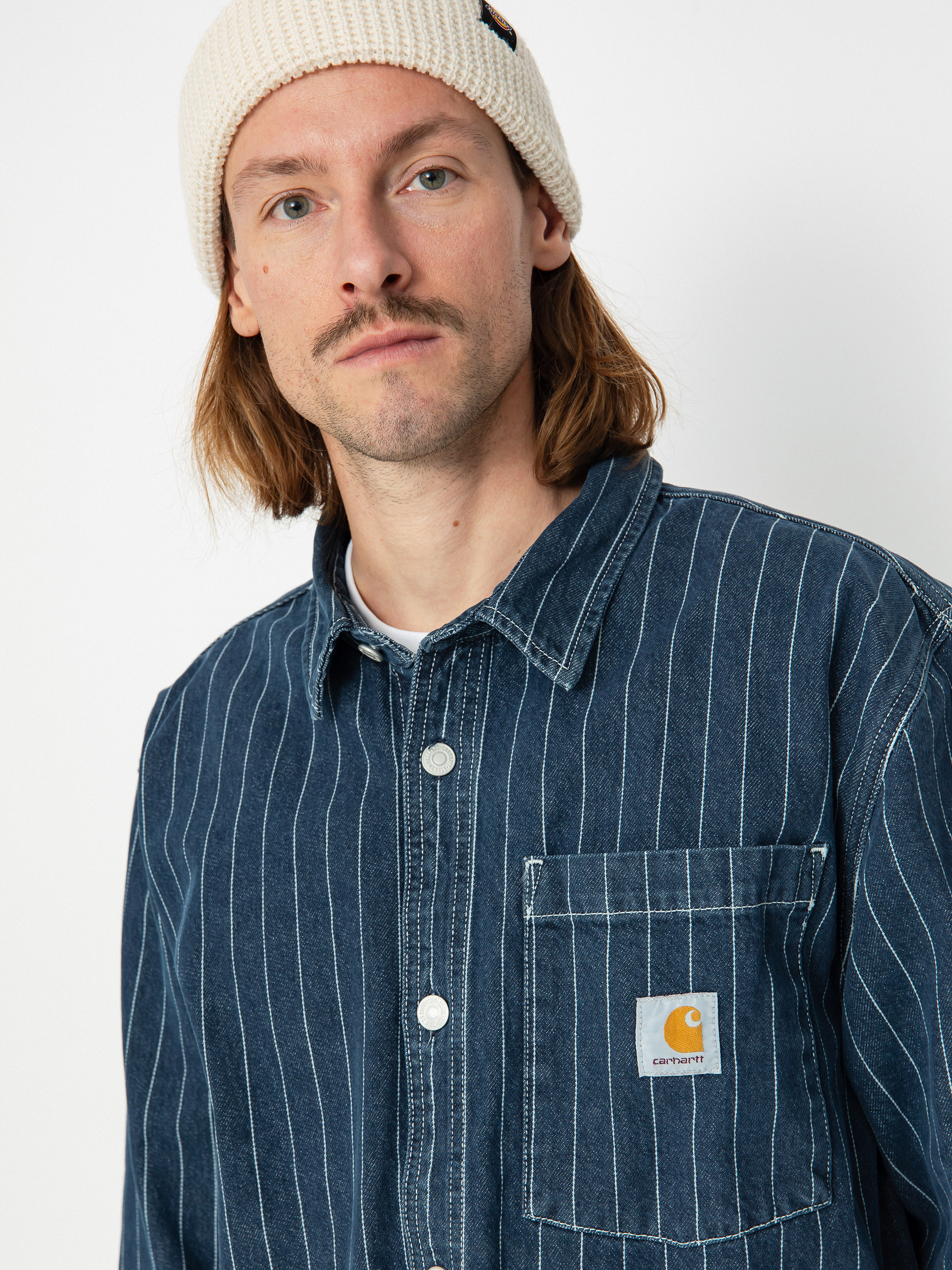Carhartt WIP Orlean Hemd (orlean stripe/blue/white)