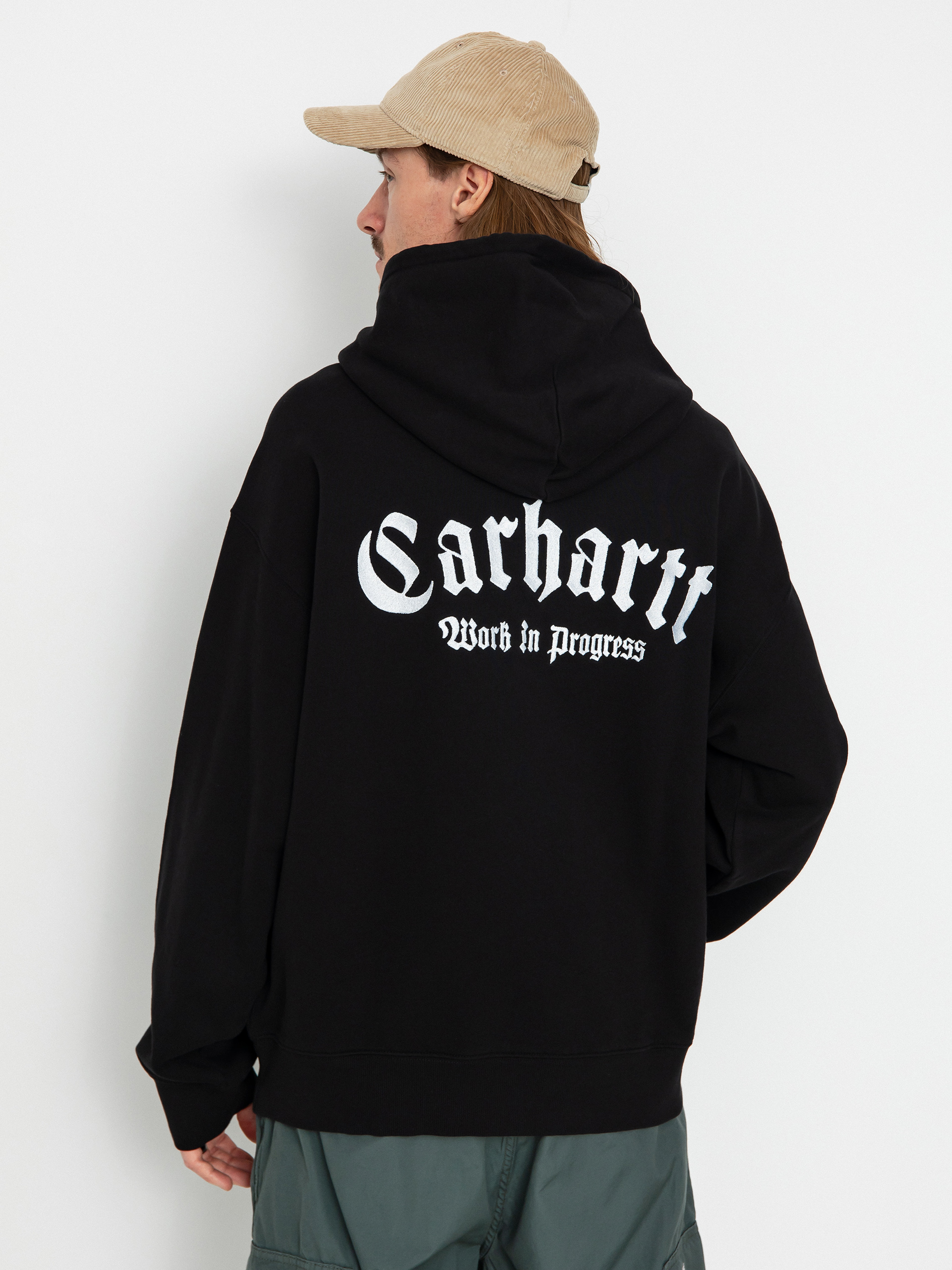 Carhartt WIP Onyx Script HD Hoodie (black/white)