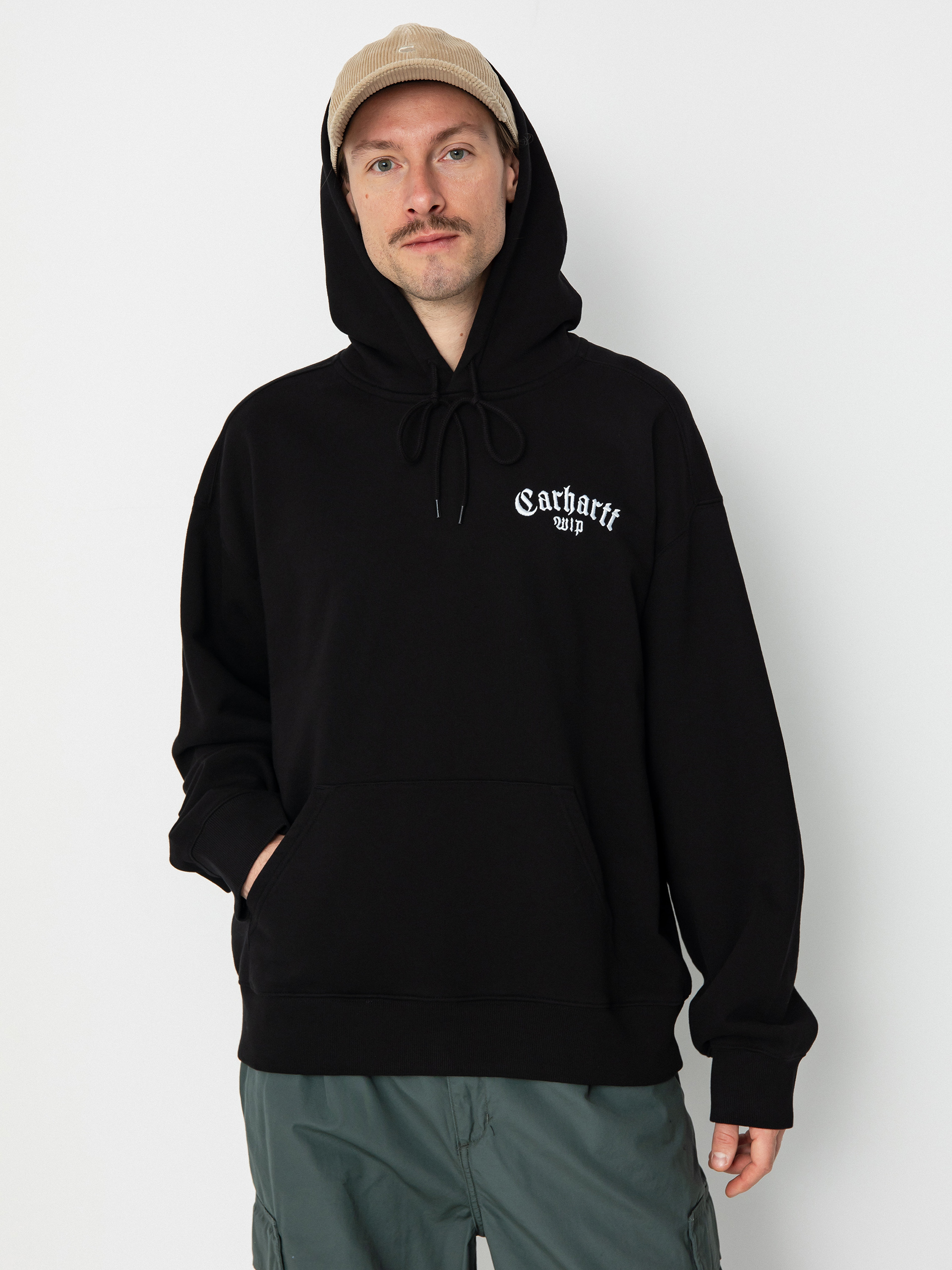 Carhartt WIP Onyx Script HD Hoodie (black/white)