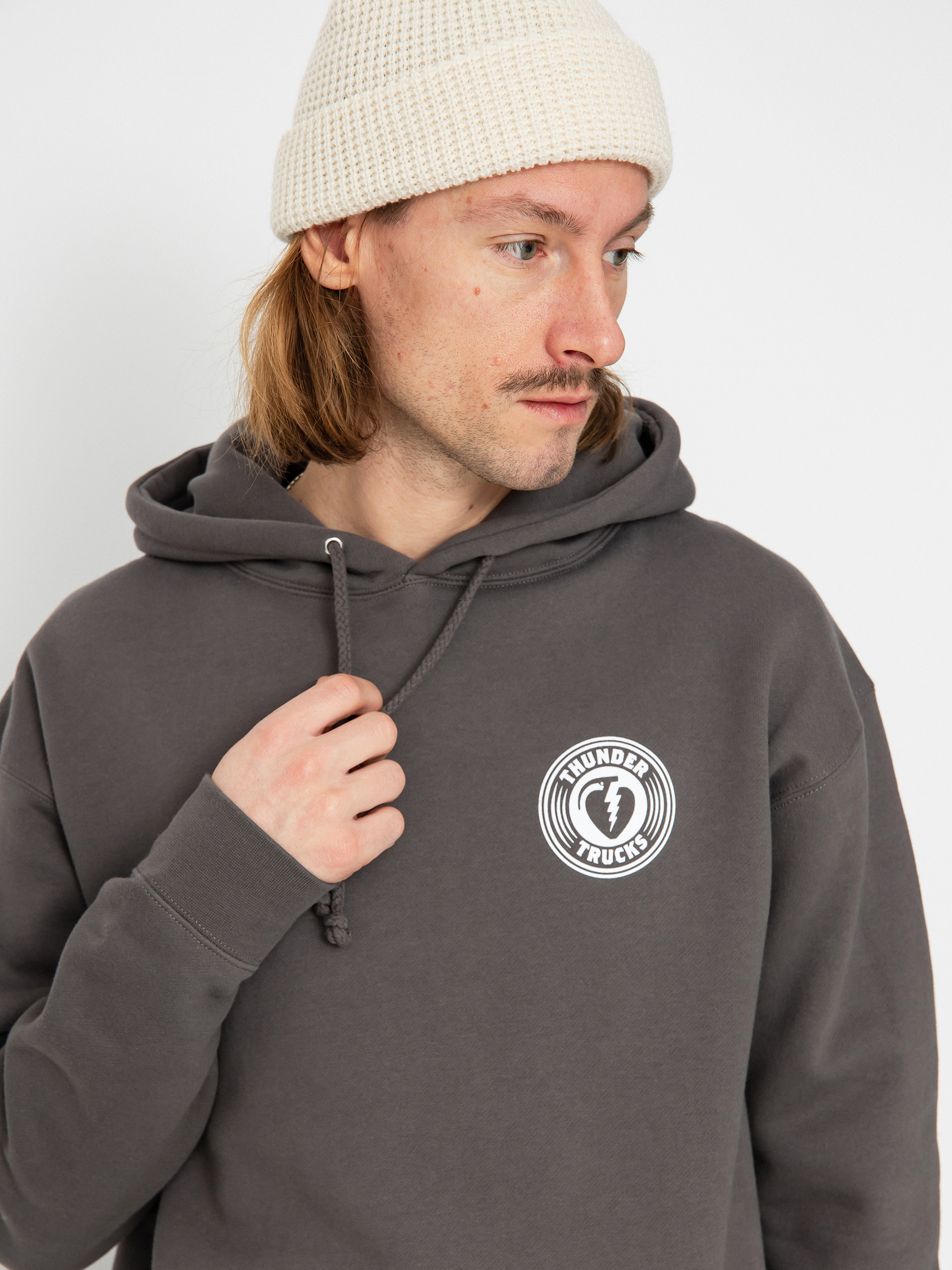 Thunder Chrgd Grenade HD Hoodie (charcoal/white)