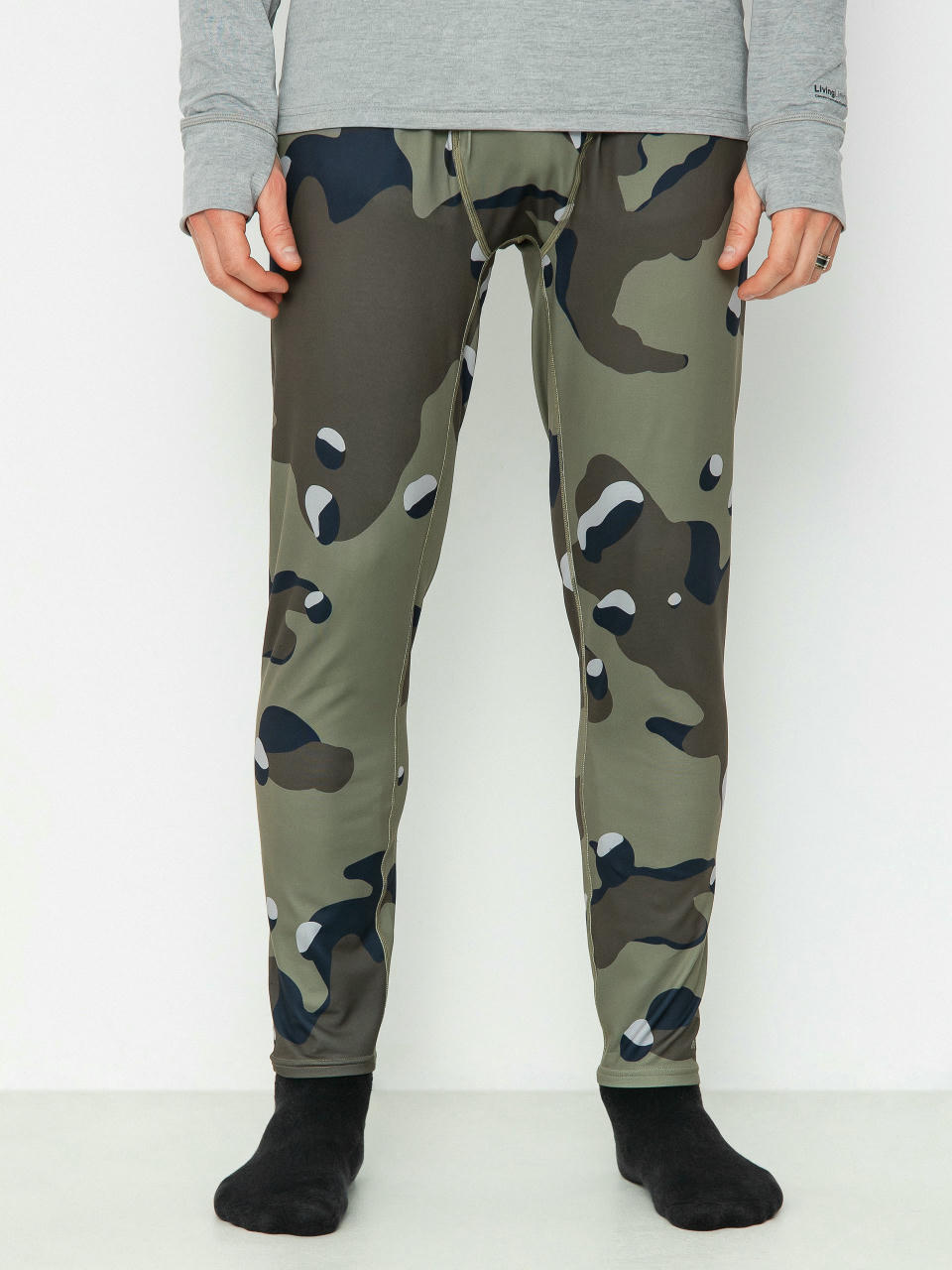 Burton Midweight Base Layer Leggins (forest moss cookie camo)